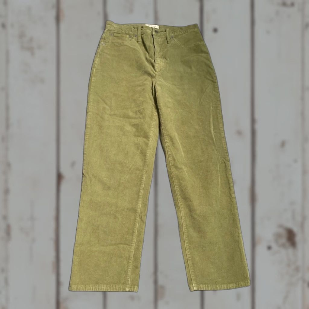 Madewell Madewell green 30 classic straight jean corduroy Ankle Women Size 30" / US 8 / IT 44 - 1 Thumbnail