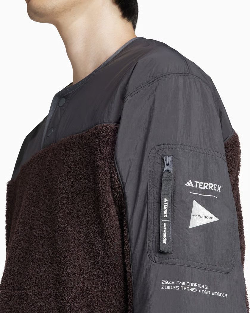Adidas × And Wander adidas Terrex x And Wander XPLORIC Mid Layer Sweatshirt S Size US S / EU 44-46 / 1 - 13 Thumbnail