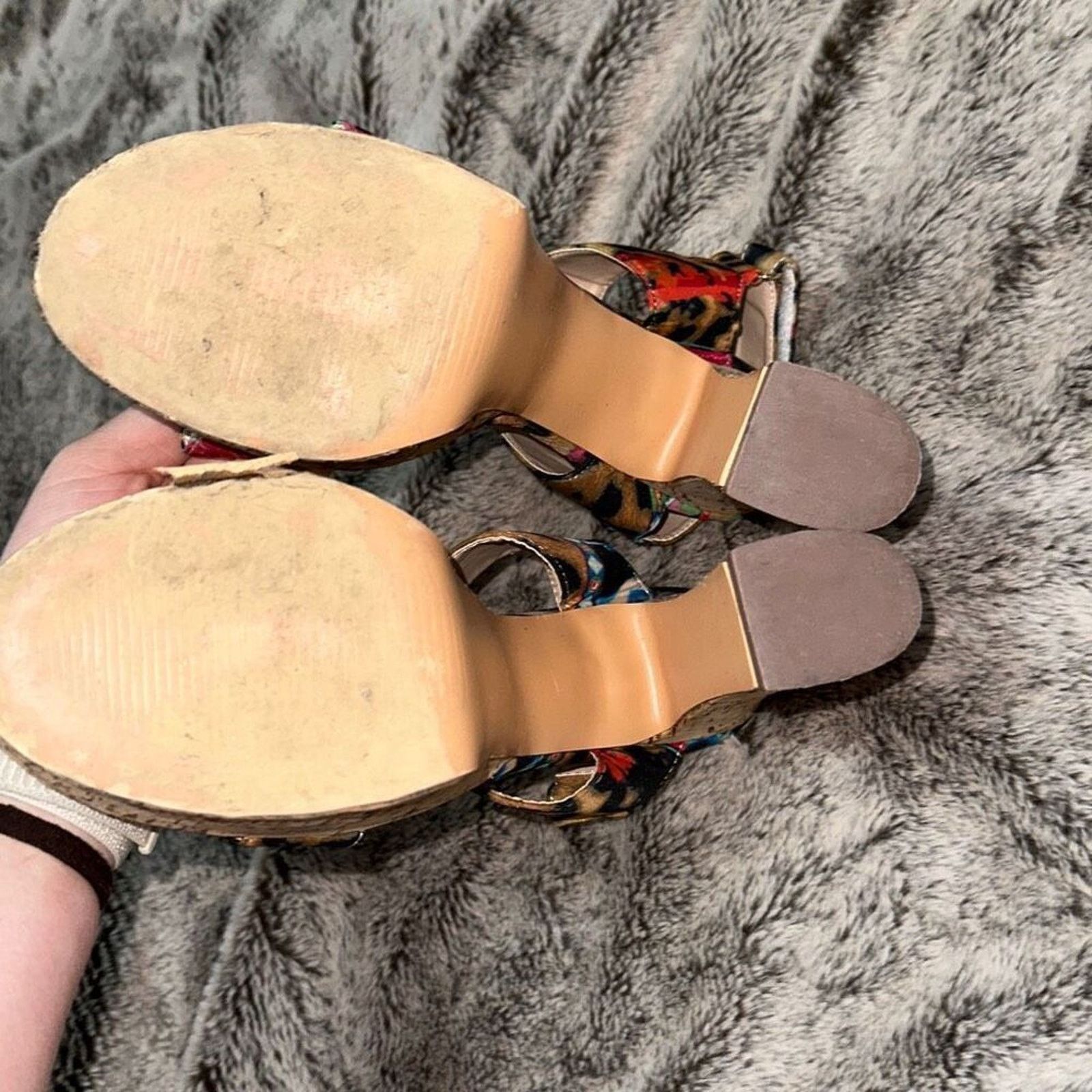 Other Antica Sartoria Italian Cork Platform Sandals | Sz 39 Size US 8.5 / IT 38.5 - 6 Thumbnail