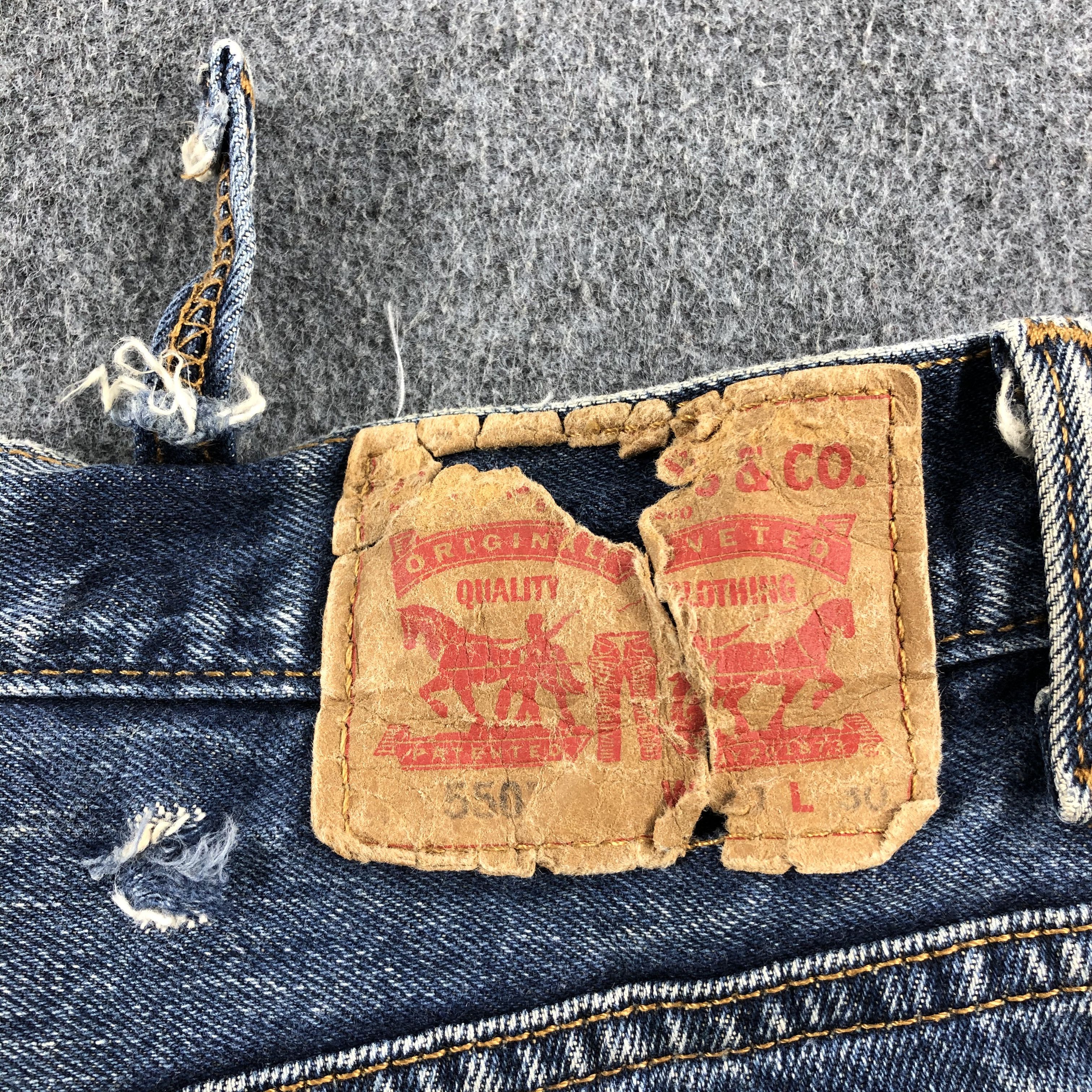 Levi's Vintage Blue Wash Levis 550 Jeans-J2629 Size US 40 / EU 56 - 5 Thumbnail