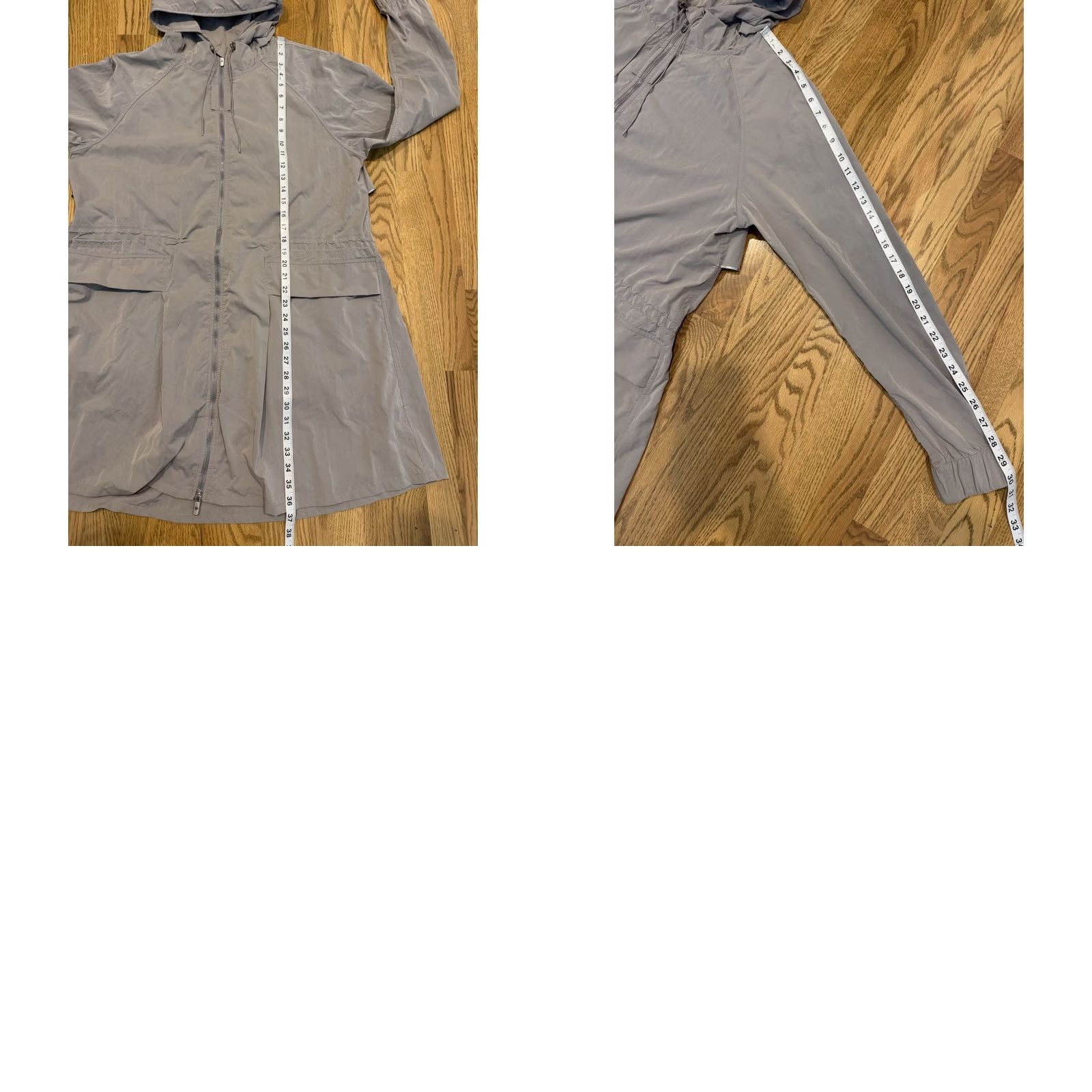 Lululemon Lululemon Pack & Glyde Womens Size 12 Windbreaker Packable W4ANOS Grey Casual Jacket Size XL / US 12-14 / IT 48-50 - 9 Thumbnail