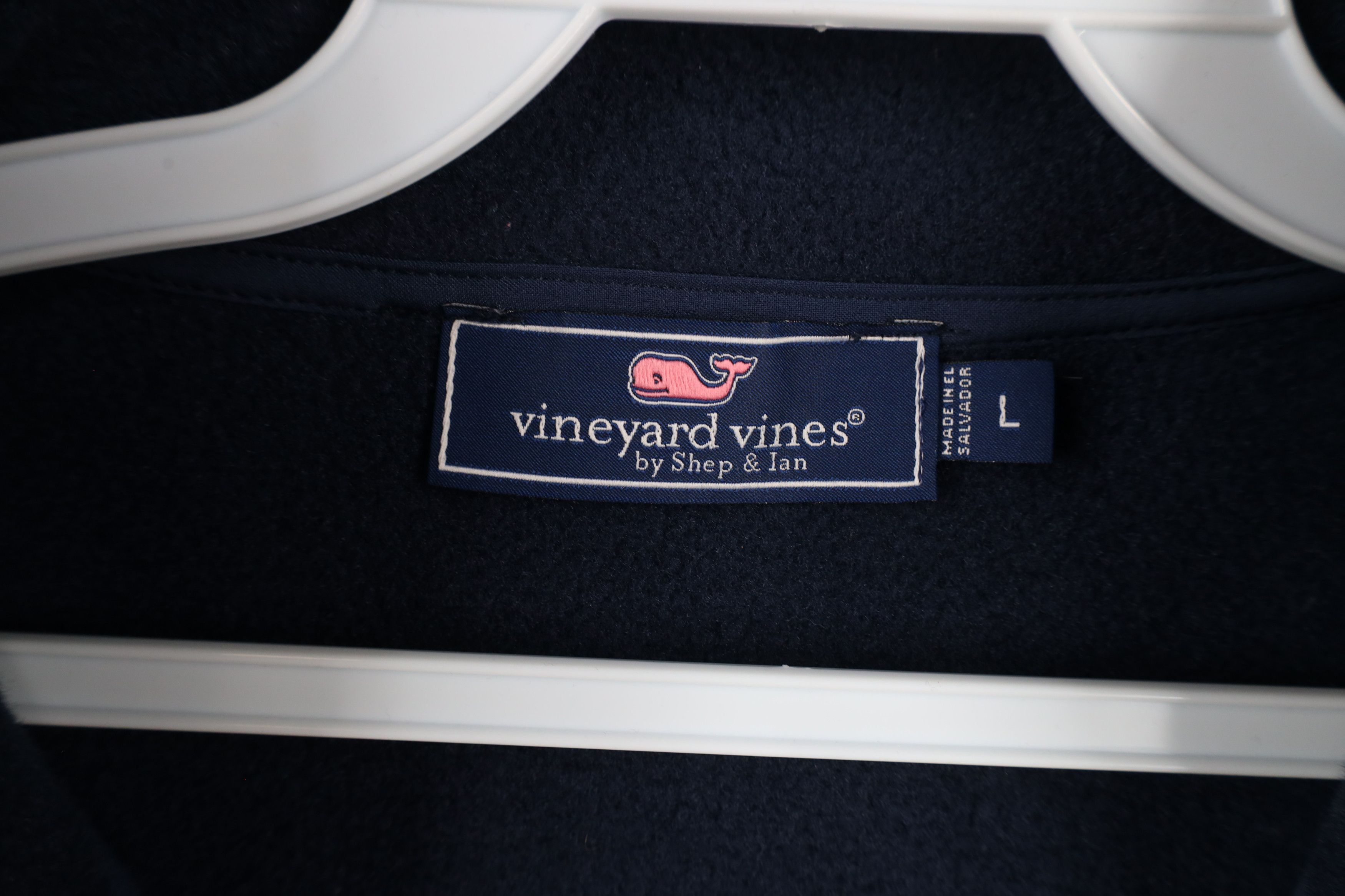 Vineyard Vines × Vintage Vineyard Vines Fleece Harbor Full Zip Vest Jacket Navy Blue Size US L / EU 52-54 / 3 - 7 Thumbnail