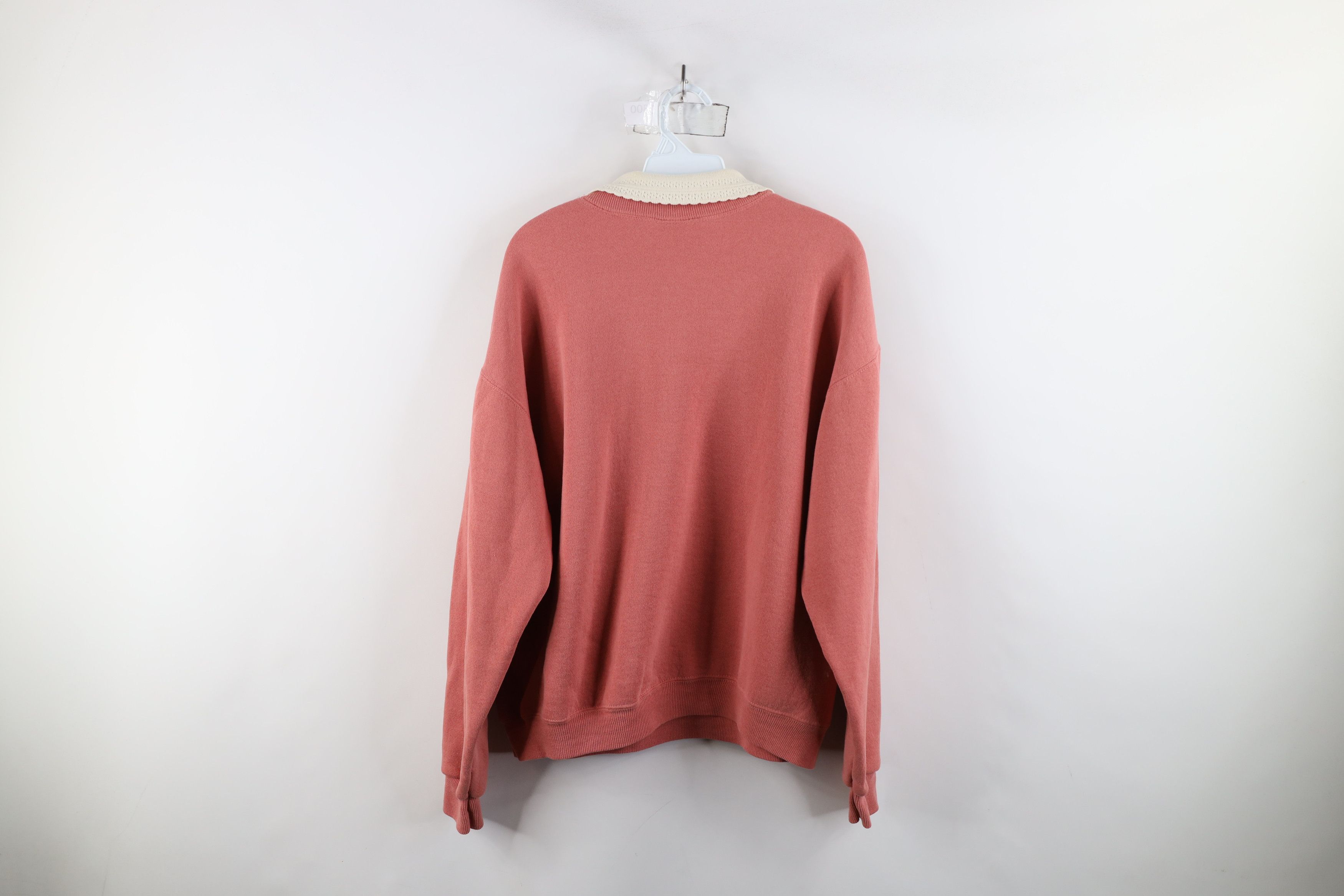 Vintage Vintage 90s Streetwear Nature Bird Collared Sweatshirt USA Size L / US 10 / IT 46 - 11 Thumbnail