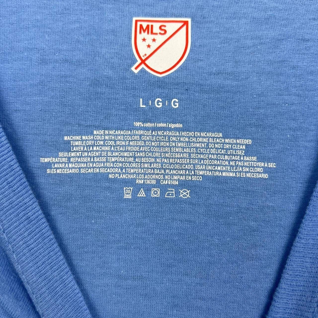 Other New York City FC Shirt Men Short Sleeve Crew Neck Cotton L Size US L / EU 52-54 / 3 - 6 Thumbnail
