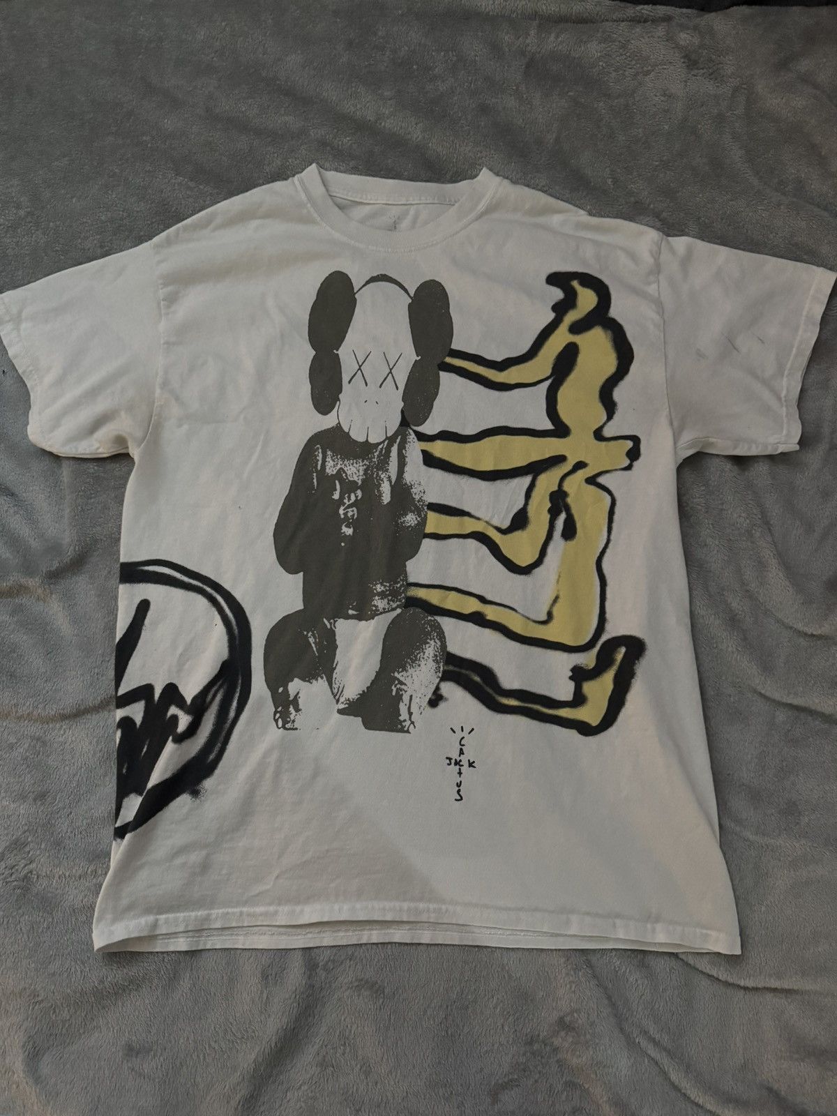 Kaws kaws cactus jack t-shirt Size US M / EU 48-50 / 2 - 1 Thumbnail