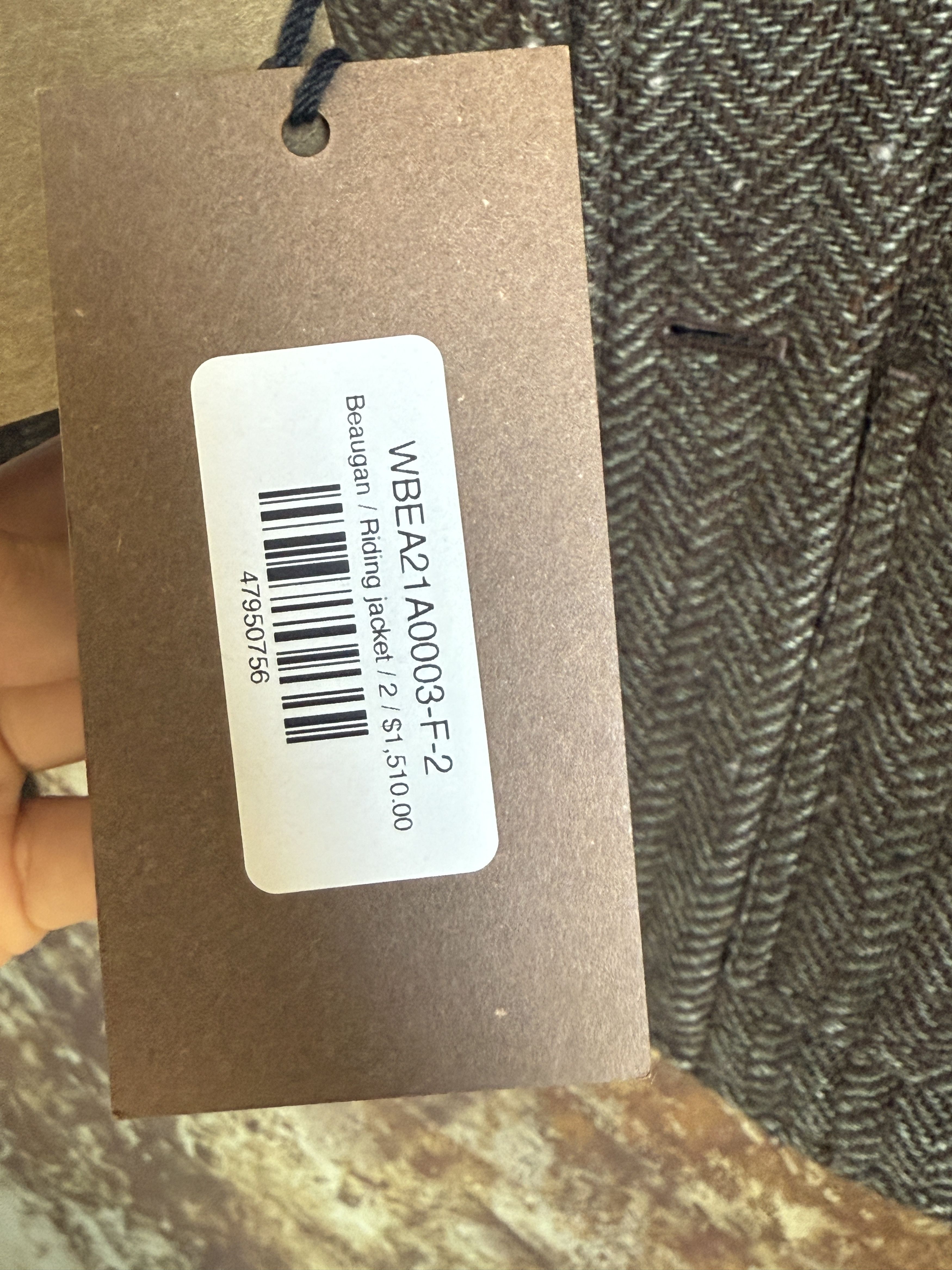 Beaugan $1510 NWT BEAUGAN RIDING JACKET Size XS / US 0-2 / IT 36-38 - 9 Thumbnail