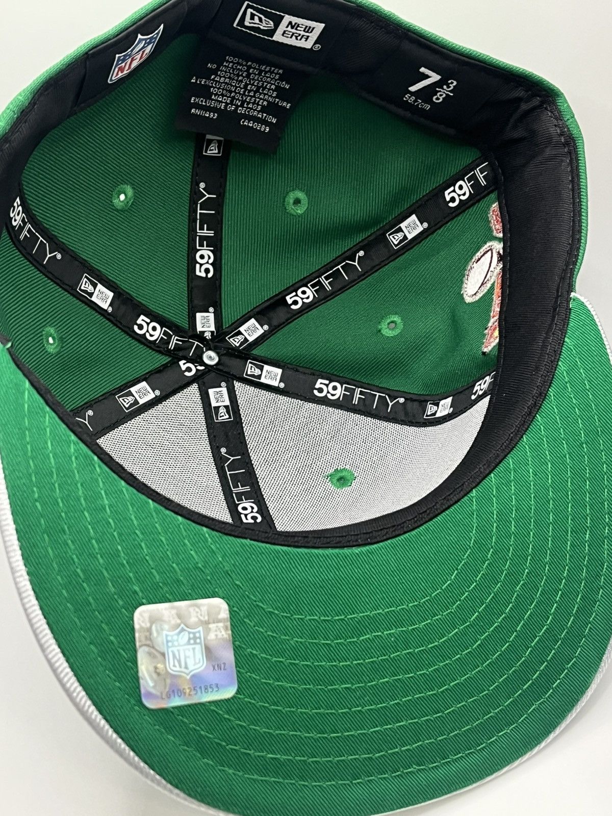MyFitteds 7 3/8 PHILADELPHIA EAGLES SUPER BOWL LIX CHAMPIONS HAT Size ONE SIZE - 4 Thumbnail