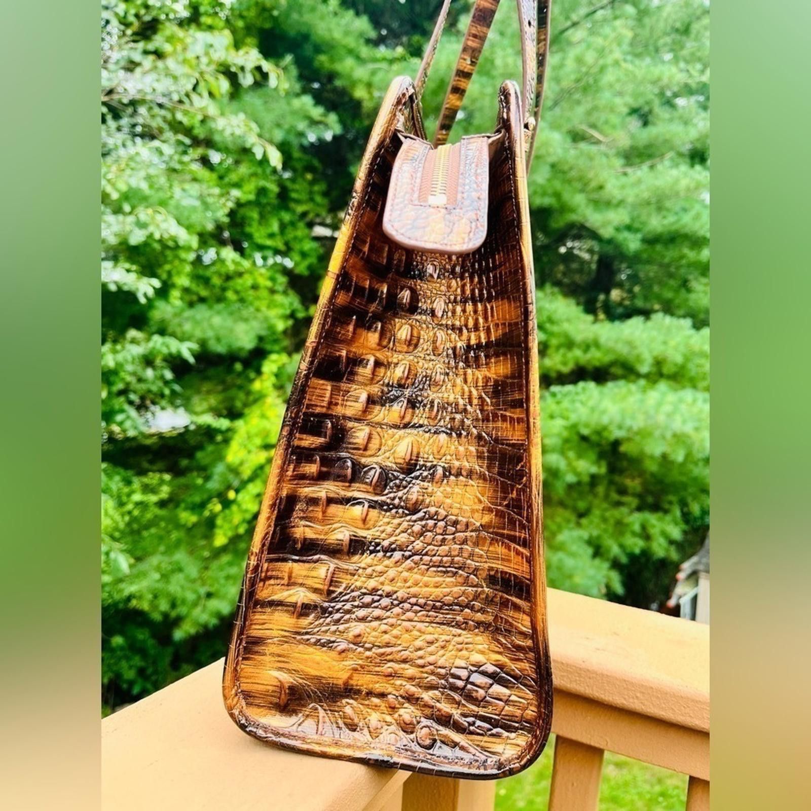 BRAHMIN Brahmin Tigers Eye Melbourne Tote Bag​​​ NWT Size ONE SIZE - 5 Thumbnail