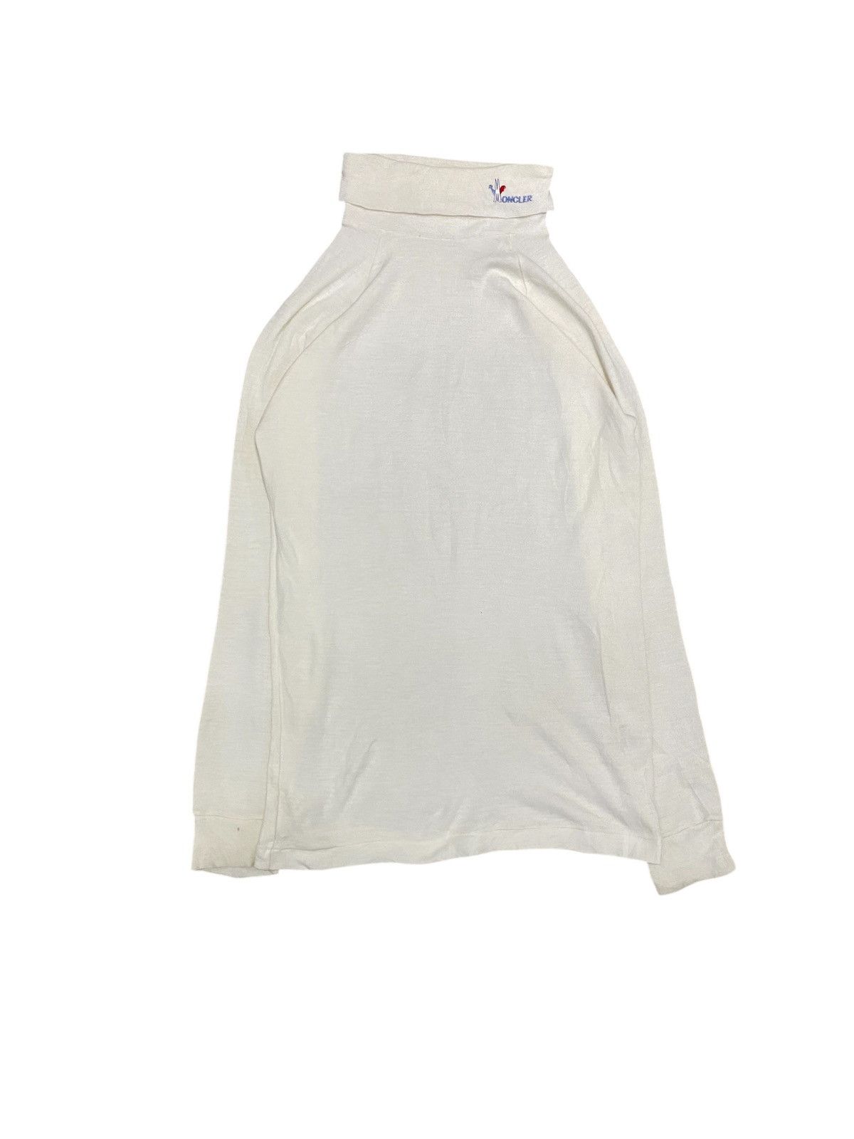Moncler 1990s turtle neck embroidered logo Size M / US 6-8 / IT 42-44 - 2 Thumbnail