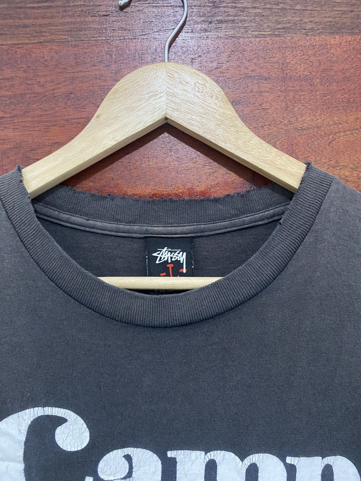 Stussy Vtg Y2K Stussy Undefeated Fruition Crown Parlay Sunfaded Tee Size US L / EU 52-54 / 3 - 7 Thumbnail