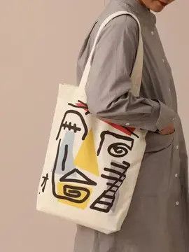 Japanese Brand TOTE BAG VINTAGE JAPANANESE BRAND ART Size ONE SIZE - 4 Thumbnail