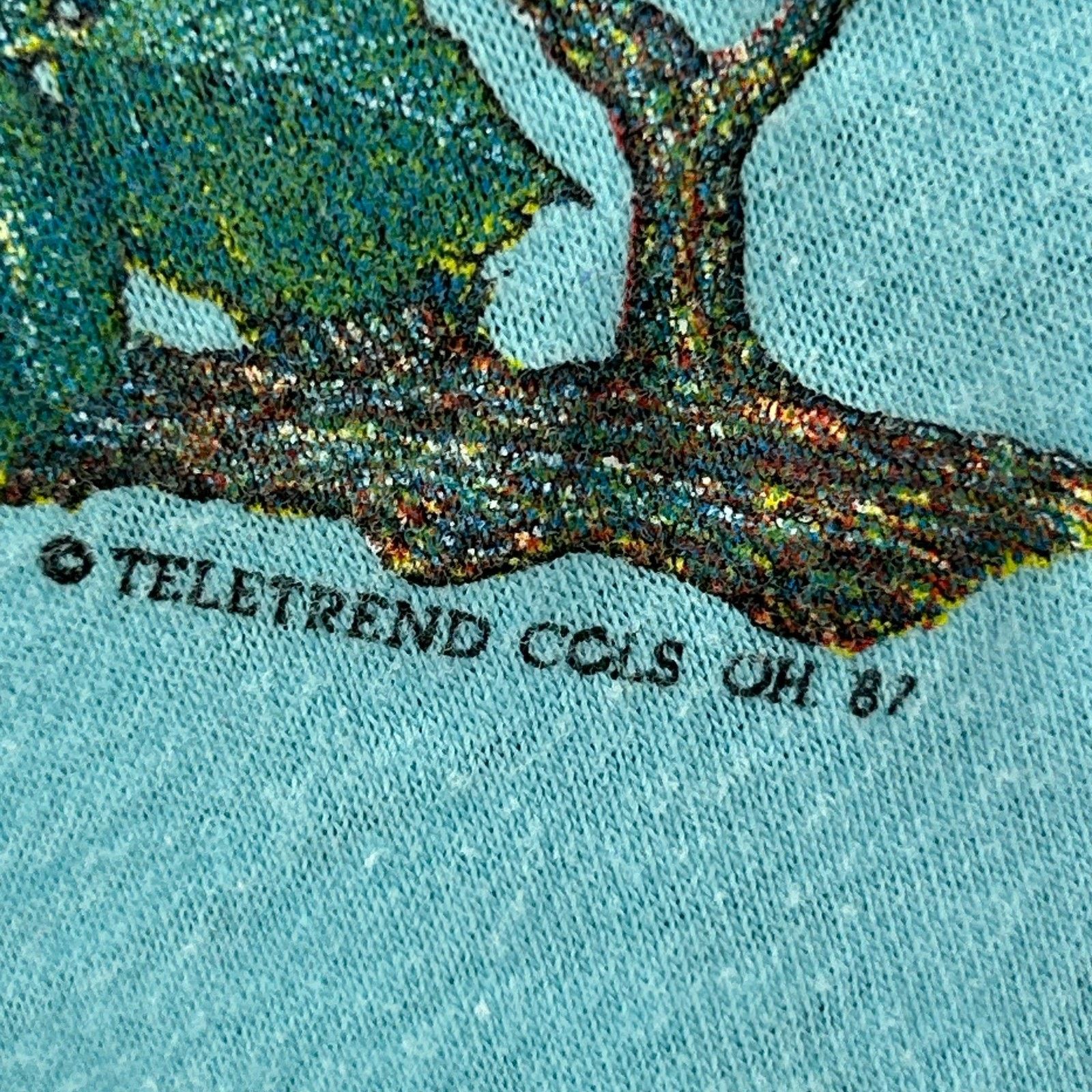 Vintage Vintage Northern Cardinal Birds T Shirt Mens M Medium Blue Size US M / EU 48-50 / 2 - 5 Thumbnail