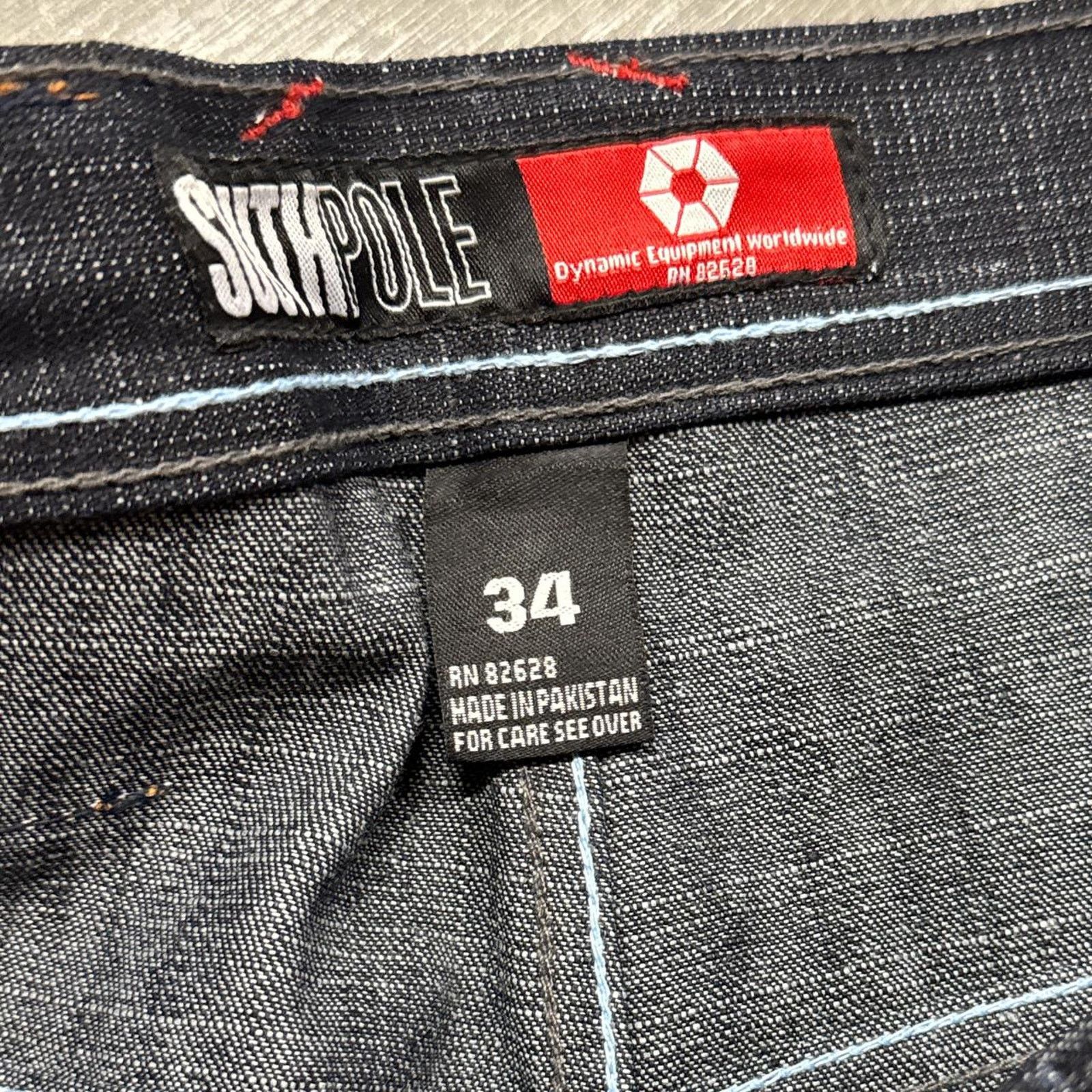 Southpole × Vintage Vintage Y2K 00s Southpole Grunge Skater Baggy Denim Jeans Size US 34 / EU 50 - 6 Thumbnail
