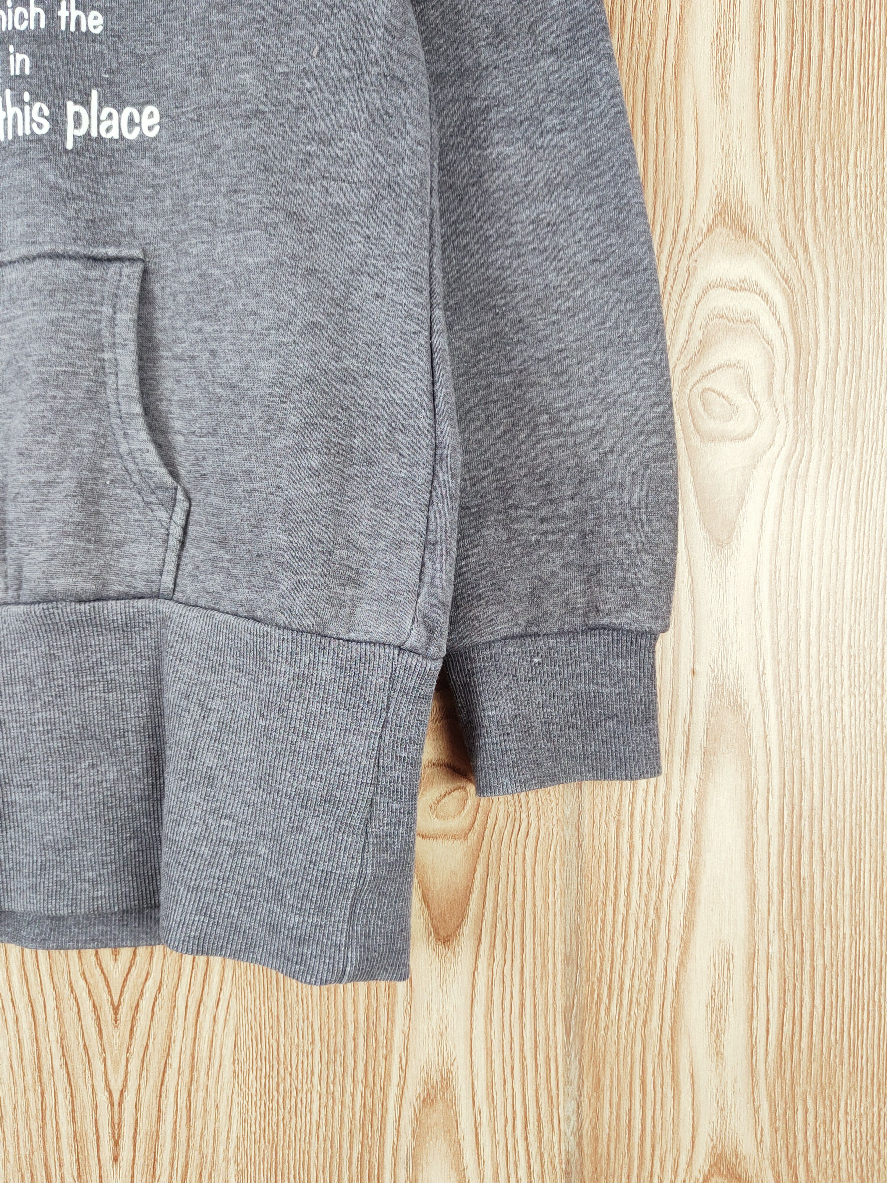 Japanese Brand × Vintage Vintage 💥 Capalanca Dark Gray Hoodie Sweatshirts Size M / US 6-8 / IT 42-44 - 6 Thumbnail
