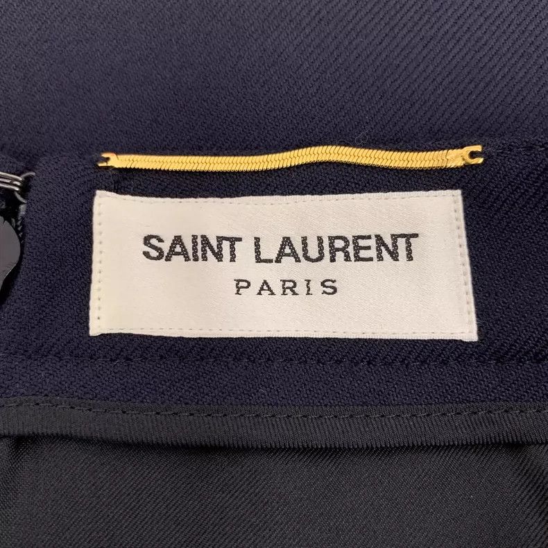 Saint Laurent Paris Saint Laurent Paris size M Dark blue wool double-breasted Size 23" - 6 Thumbnail