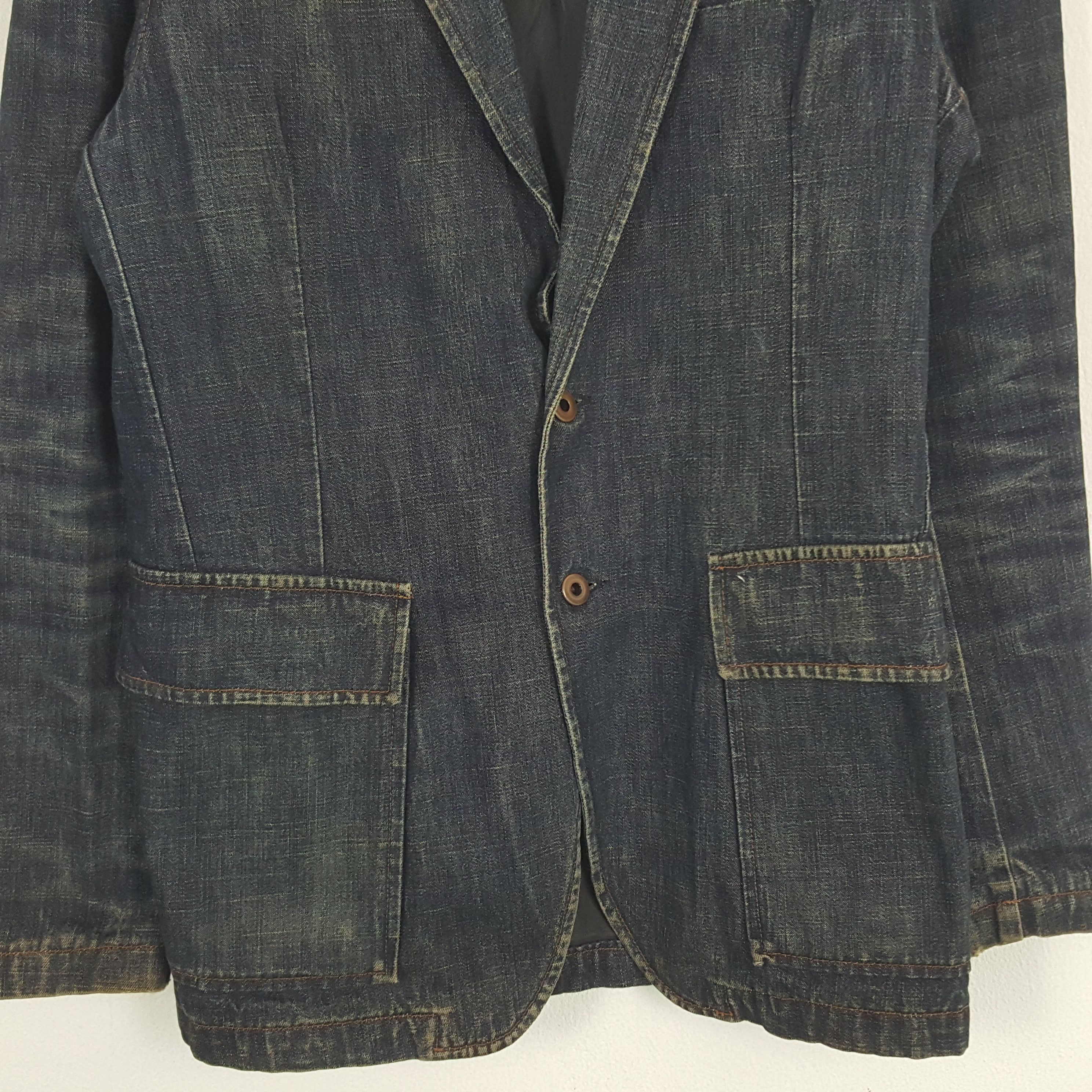 Miu Miu × Vintage Vintage Miu Miu Italian Brand Denim Jacket Size US XS / EU 42 / 0 - 2 Thumbnail