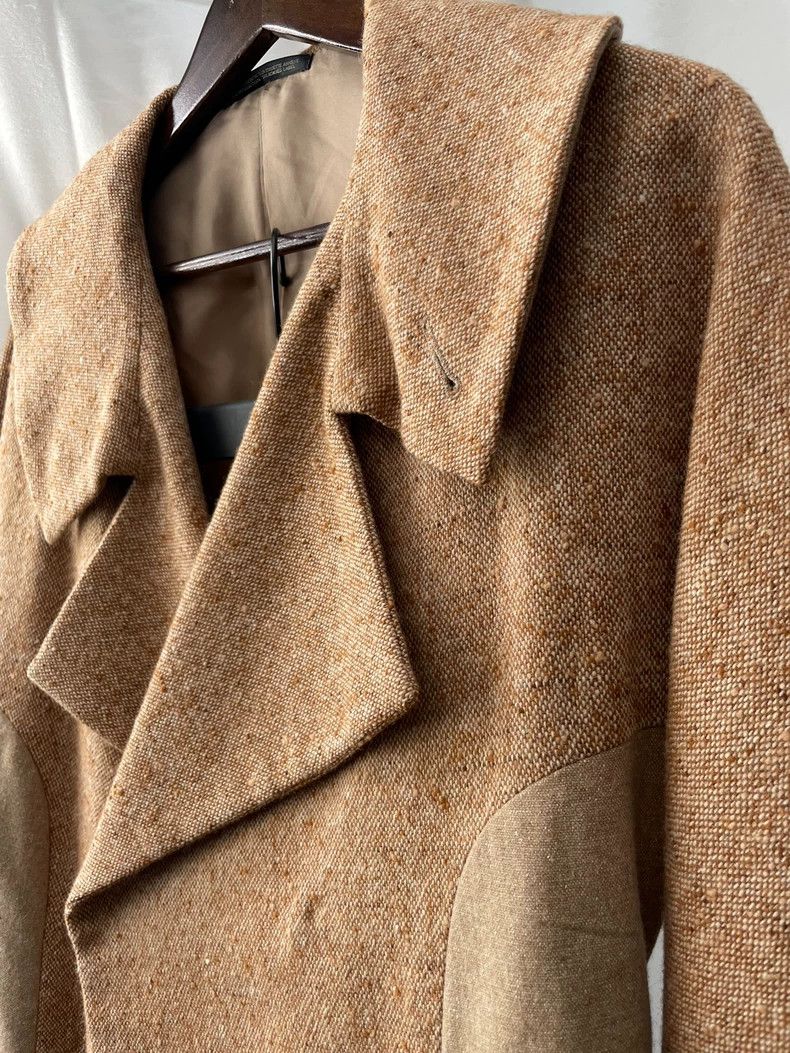 Yohji Yamamoto yohji Yamamoto size 3 Medieval cashmere tweed beige jacket Size M / US 6-8 / IT 42-44 - 2 Thumbnail