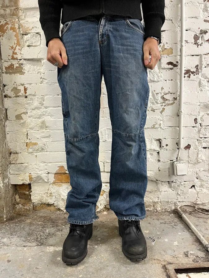Dolce & Gabbana AW2003 Dolce & Gabbana Blue Cargo Jeans Size US 31 - 2 Thumbnail