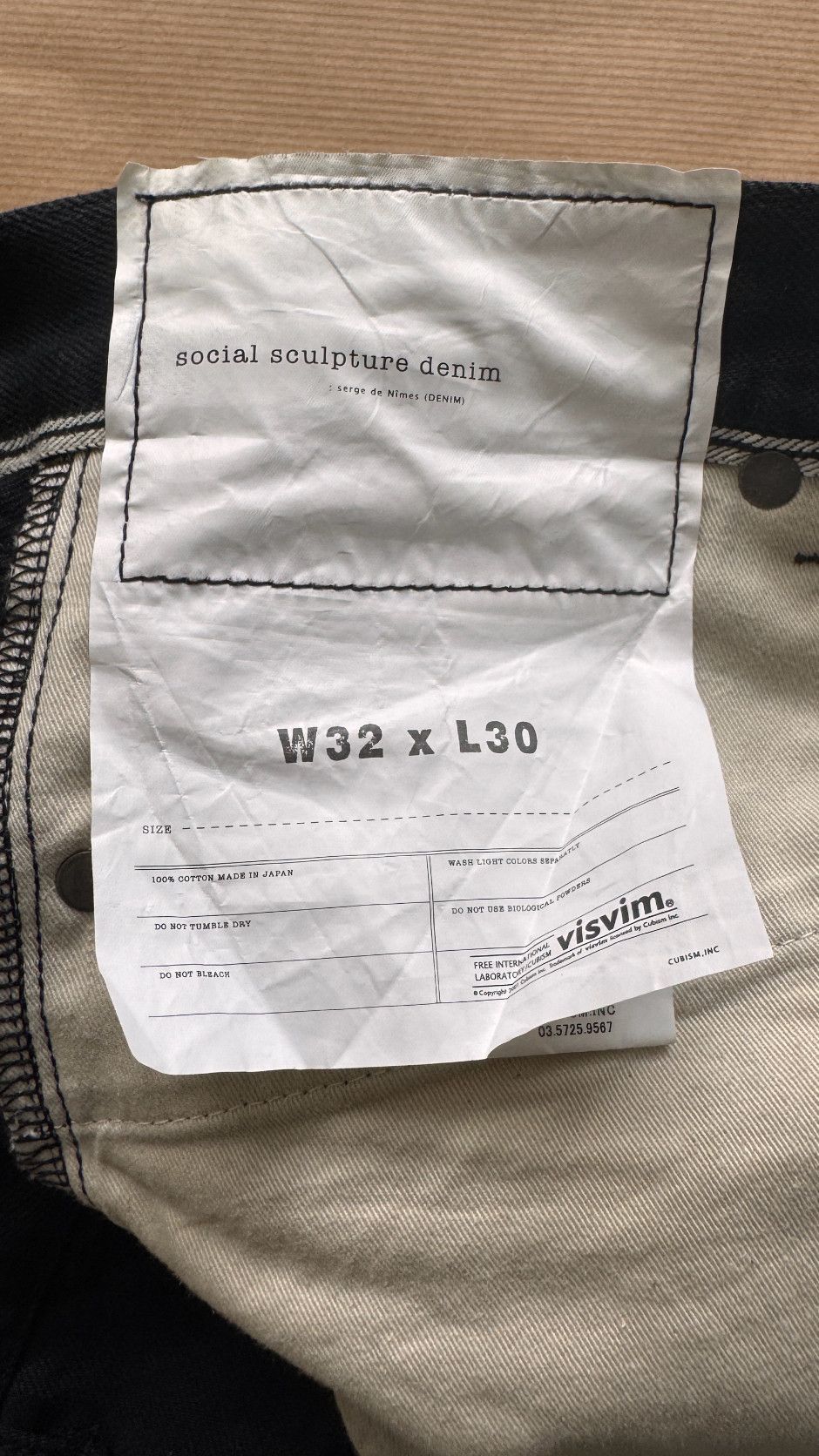 Visvim aa . new . 03 CMYK OW BLK . W32 L30 . 0121205005008 . MIJ Size US 32 / EU 48 - 5 Thumbnail