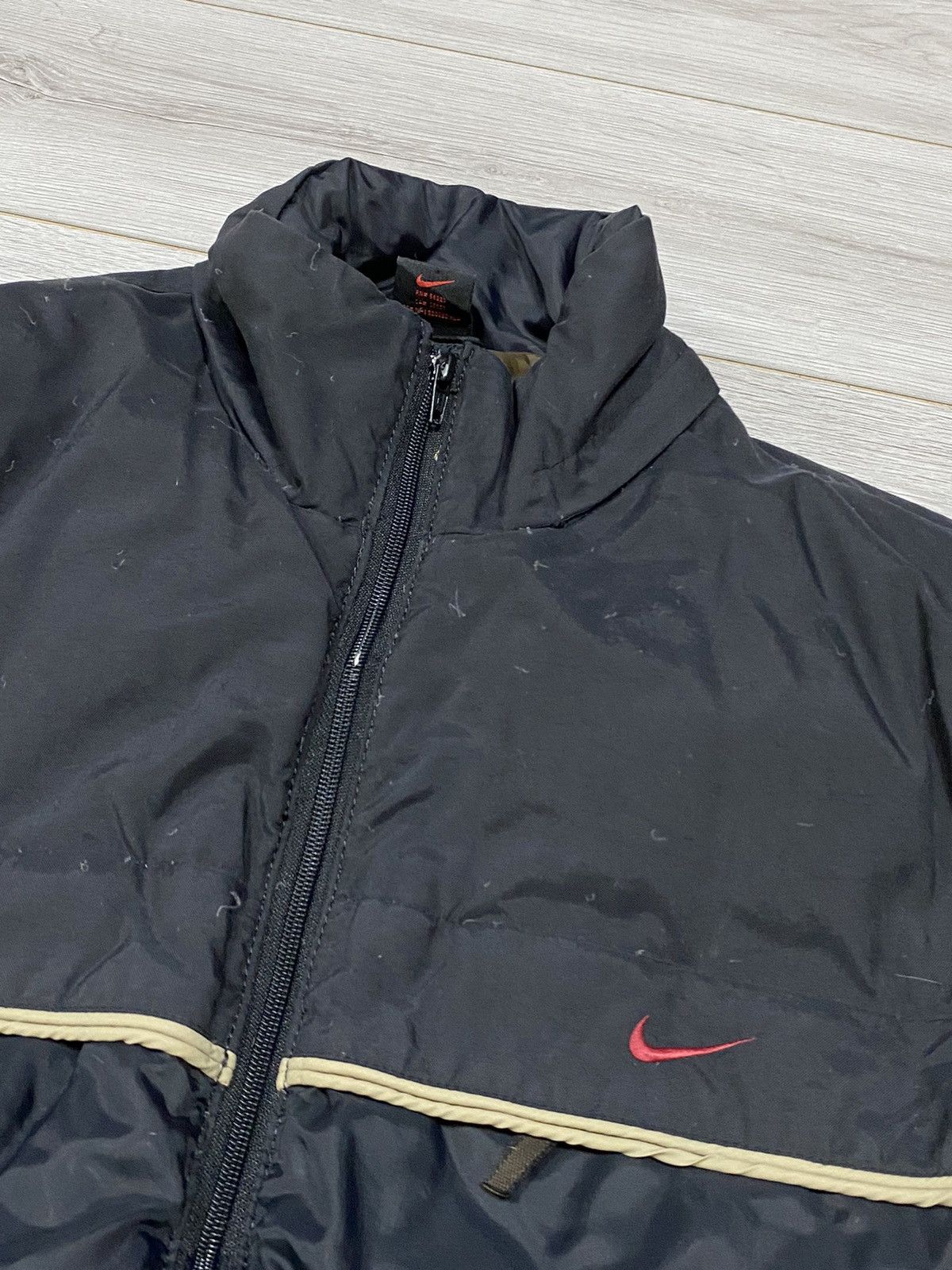 Vintage Nike vintage puffer down jacket big swoosh back Size US XL / EU 56 / 4 - 4 Thumbnail