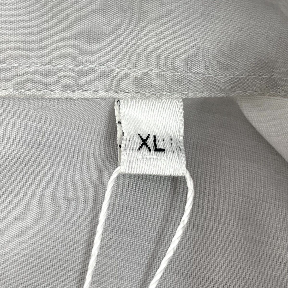 Armani Armani Grey Logo Cotton Collared Long Sleeve Shirt K26WX Size US XL / EU 56 / 4 - 7 Thumbnail