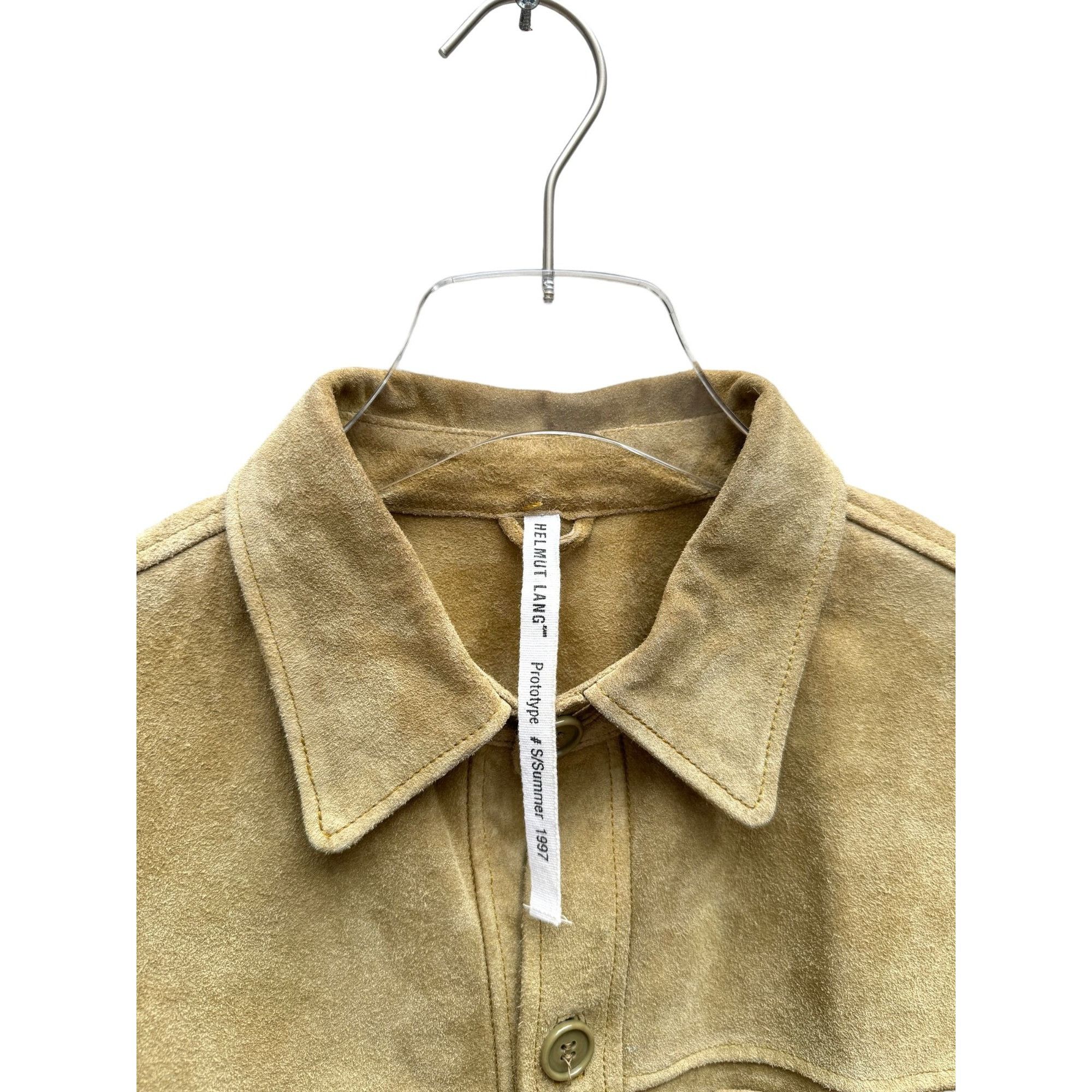 Helmut Lang SS 1997 Beige Suede Jacket Size US M / EU 48-50 / 2 - 5 Thumbnail