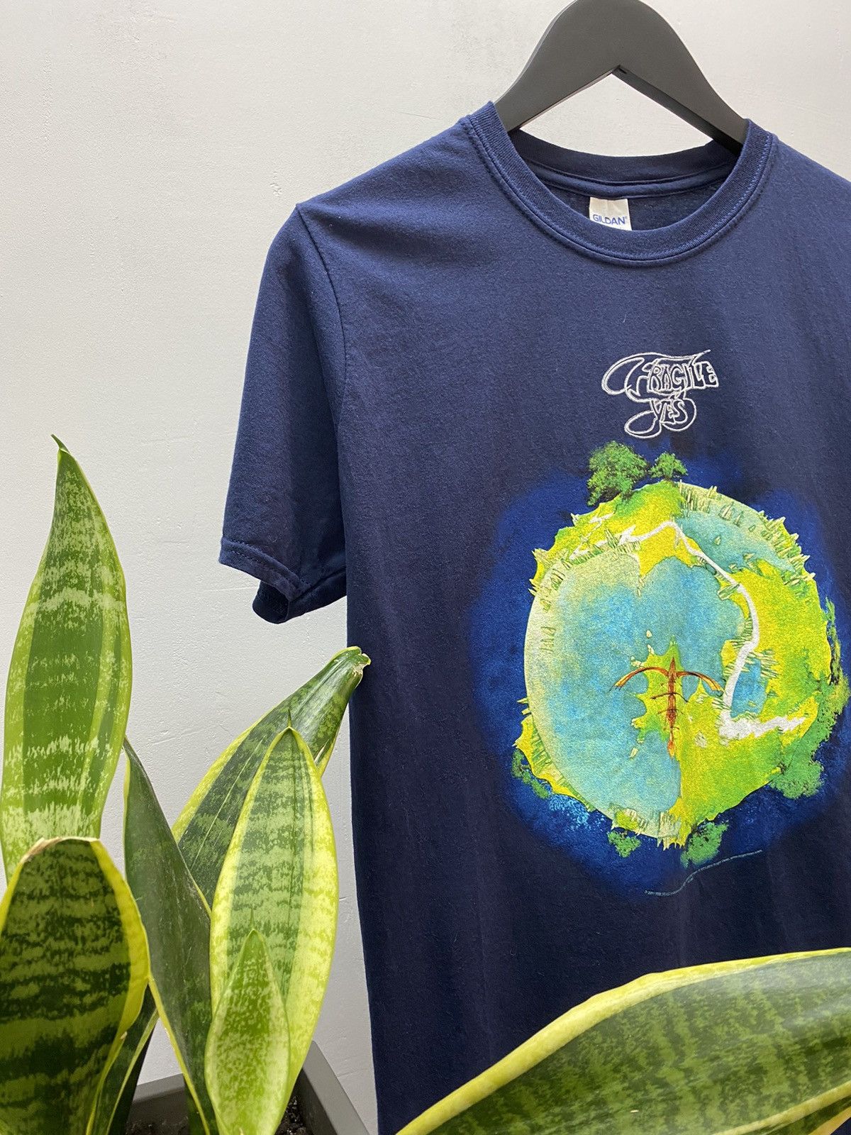 Band Tees × Vintage Yes Band T Shirt Fragile Album Promo Men’s M Navy Size US M / EU 48-50 / 2 - 6 Thumbnail