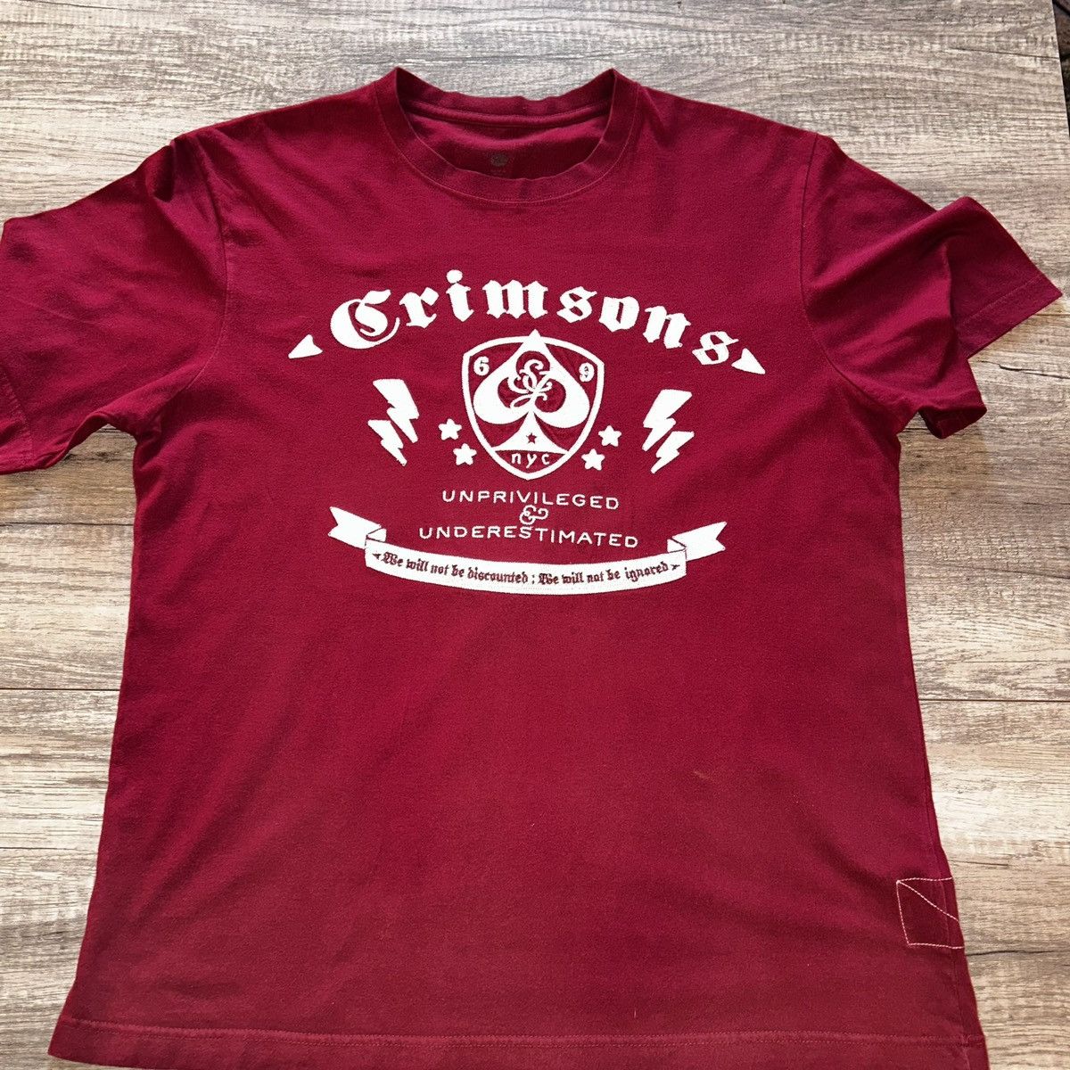 Sean John × Vintage Rare Sean John Crimsons Embroidered Shirt Sleeve T-shirt 2XL Size US XXL / EU 58 / 5 - 1 Thumbnail