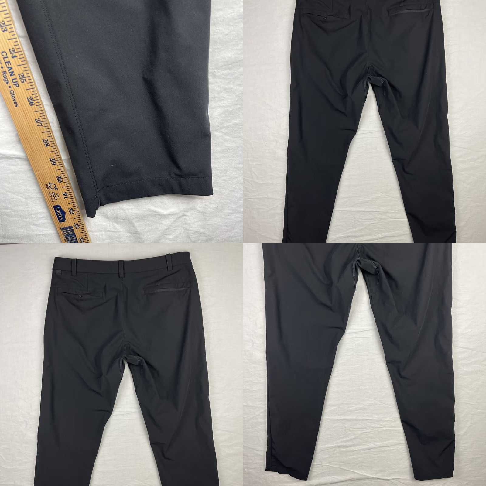 Lululemon Lululemon Pants Mens 34x33 Black Commission Relaxed Stretch Pockets LM5711S Size US 34 / EU 50 - 8 Thumbnail
