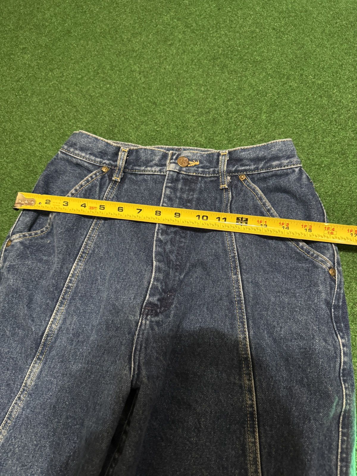 Lee × Vintage Vintage 70s Lee Talon Zipper Western 12 26x28 Cowgirl Jeans Size 34" / US 12 / IT 48 - 9 Thumbnail