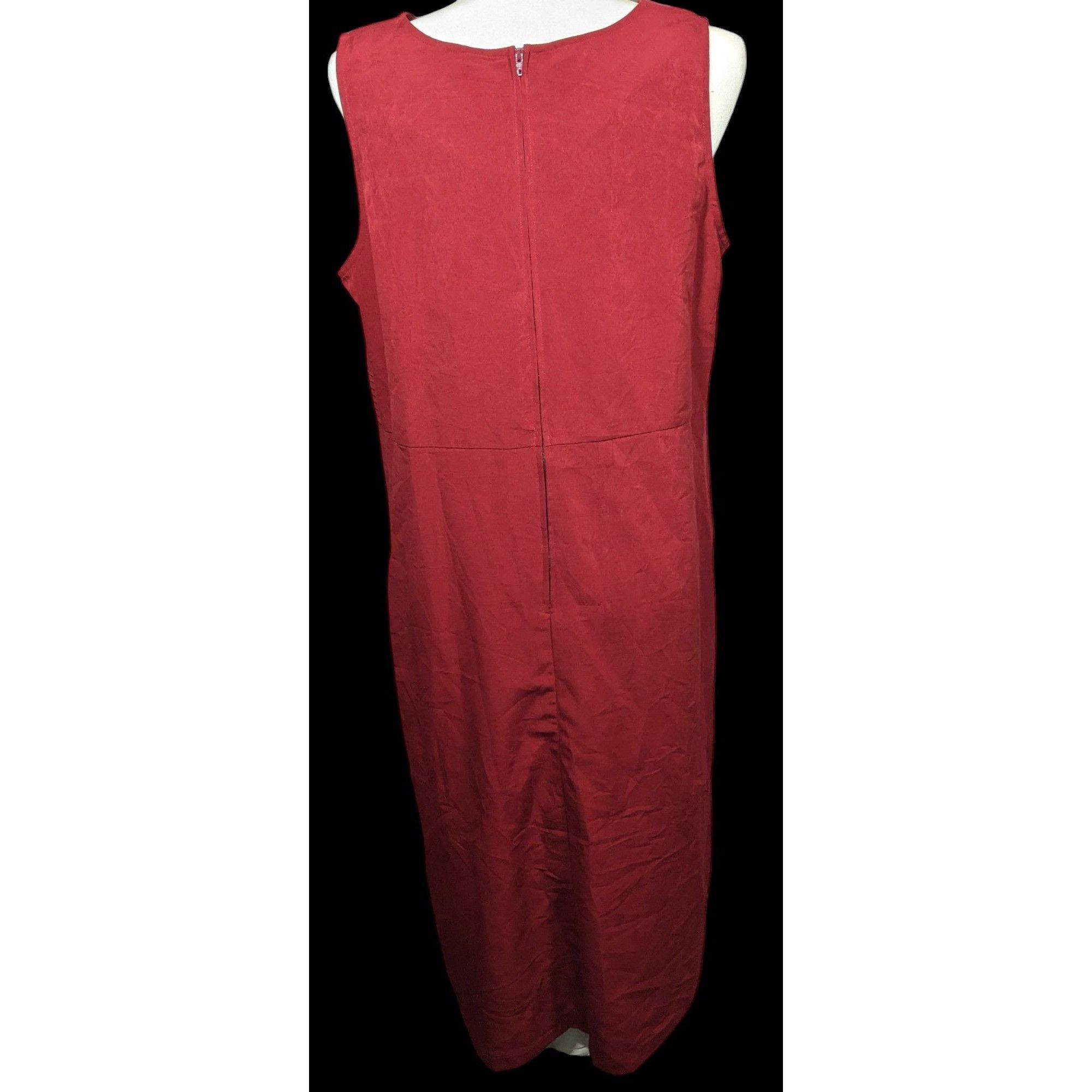 Other Vintage Melissa Harper Red Floral Embroidered Dress And Jack Size XL / US 12-14 / IT 48-50 - 5 Thumbnail