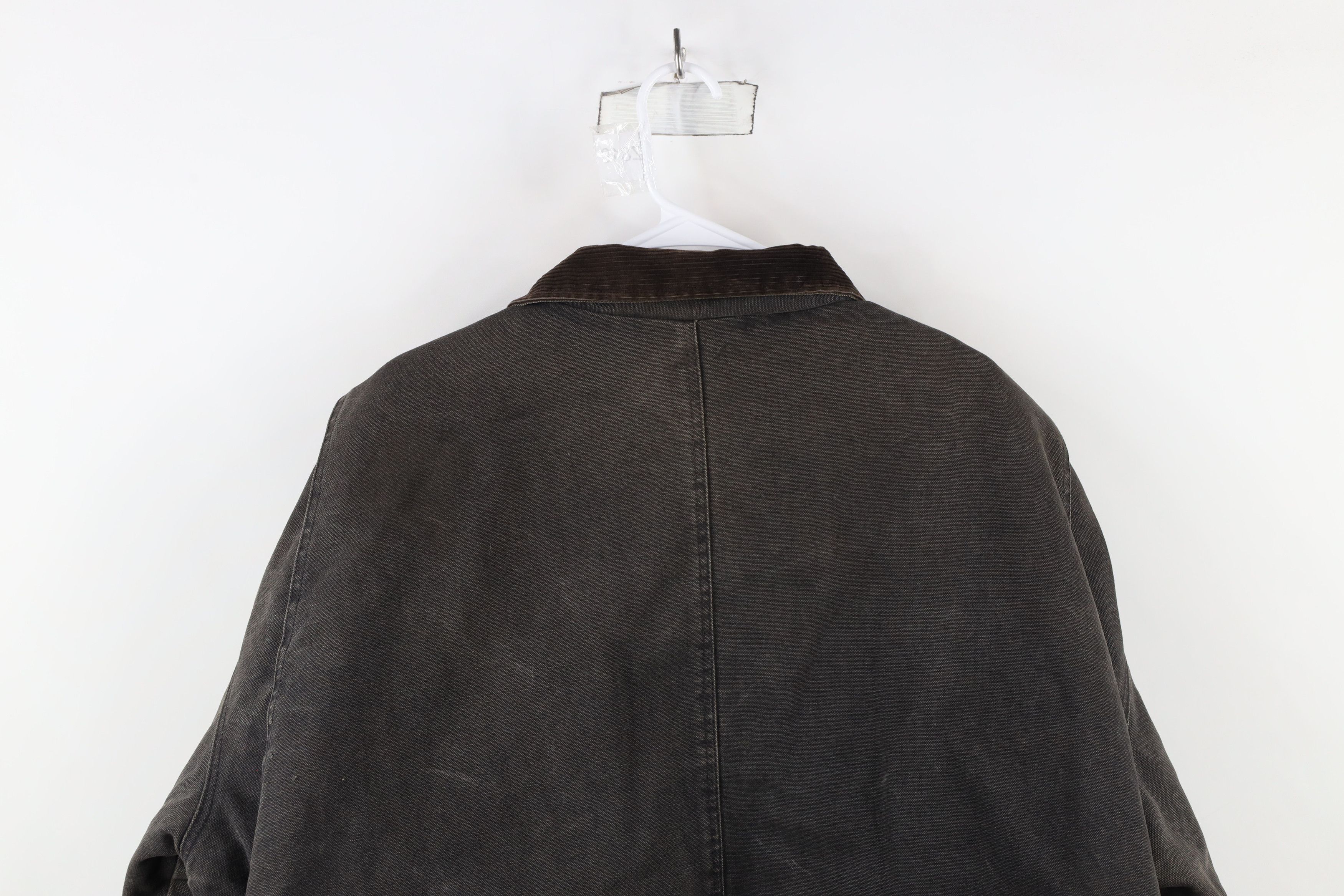 Vintage Vintage 90s Streetwear Quilted Canvas Chore Barn Jacket USA Size US XXL / EU 58 / 5 - 16 Thumbnail