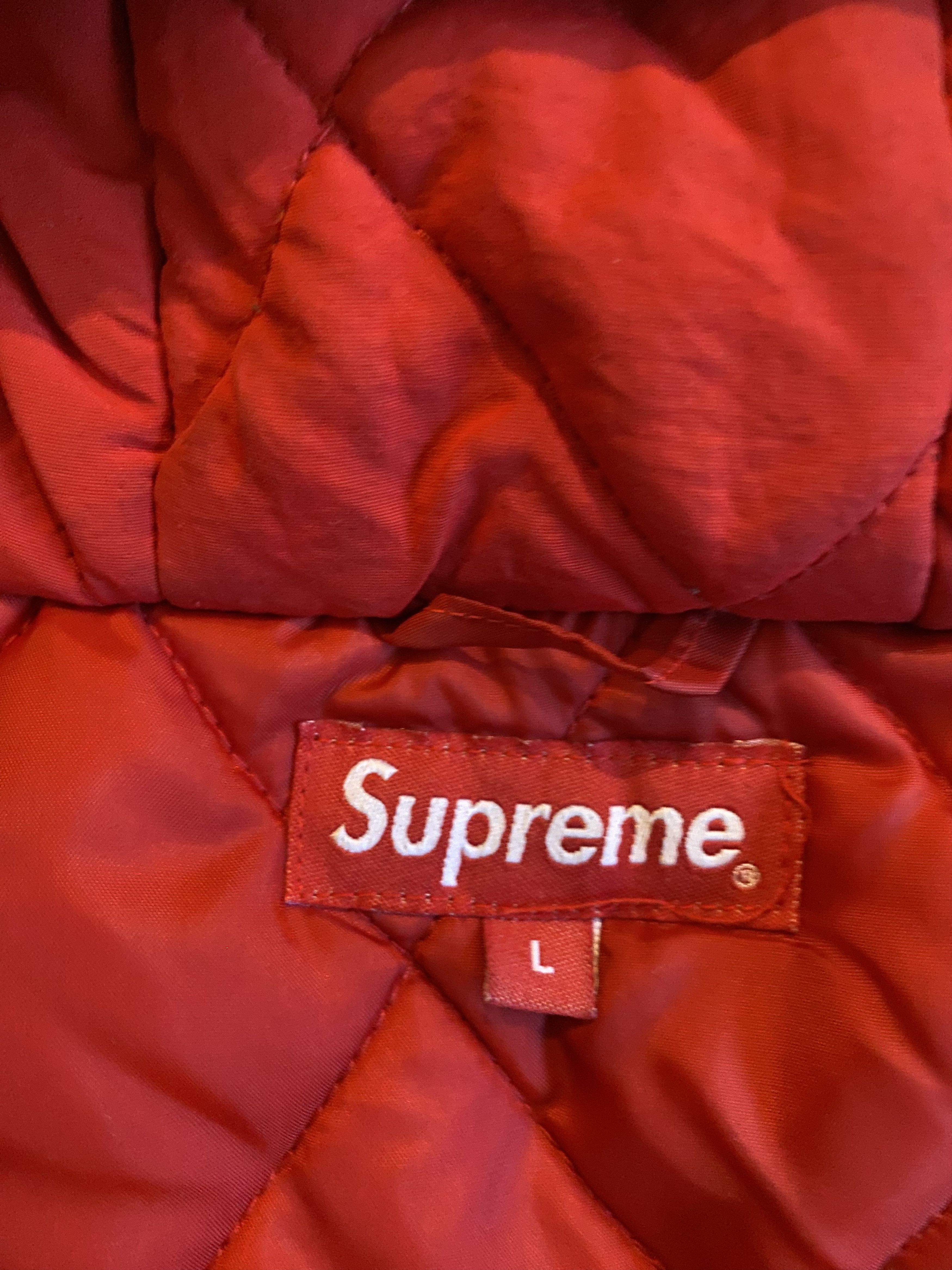 Supreme Supreme Sleeve Script Sideline Bomber Size US L / EU 52-54 / 3 - 4 Thumbnail