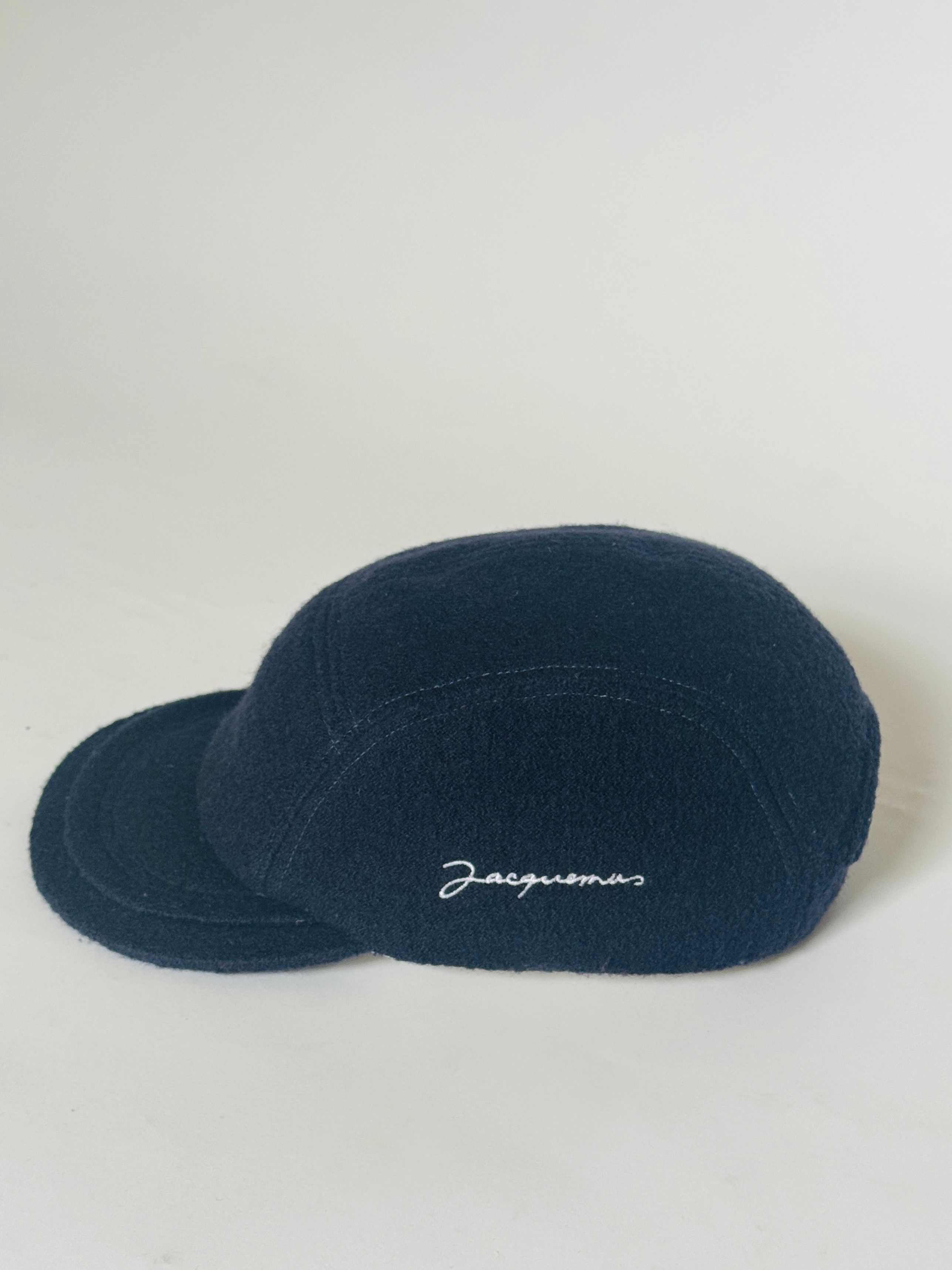 Jacquemus Jacquemus ‘La Casquette’ Navy Wool French Cap Size ONE SIZE - 5 Thumbnail