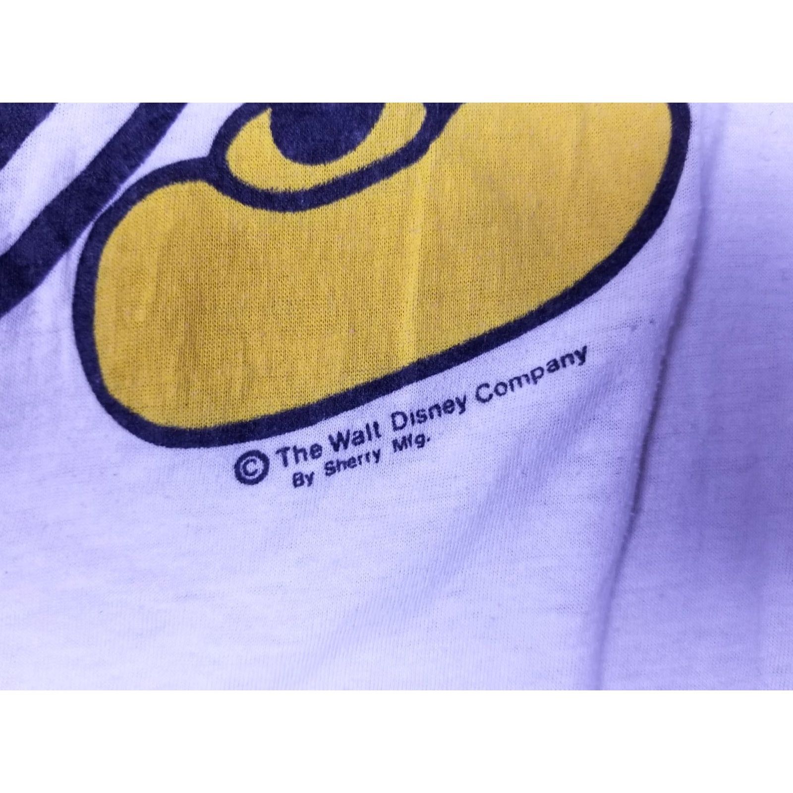 Vintage VINTAGE Mickey Mouse 50/50 White T-SHIRT XLARGE Mens Shirt Size US XL / EU 56 / 4 - 2 Thumbnail
