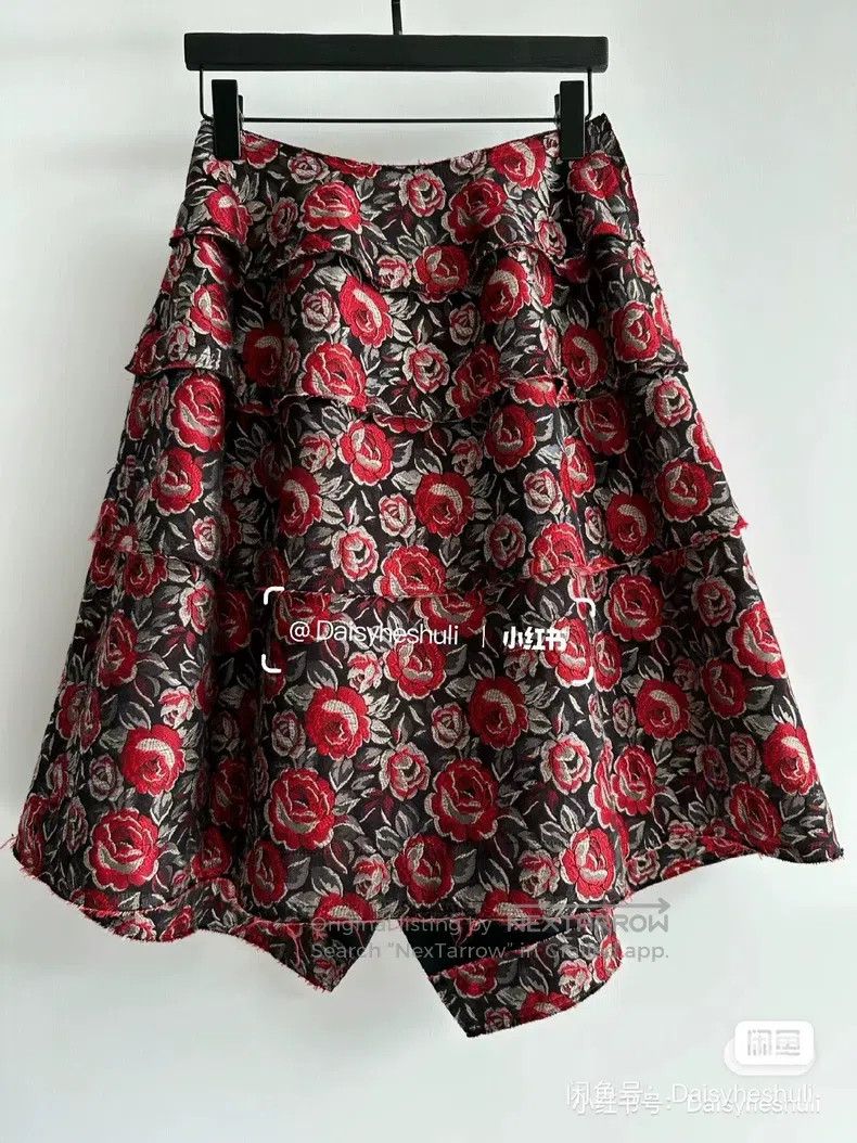 Comme des Garcons Comme Des Garcons size XS Main line irregular embroidered Size 23" - 2 Thumbnail
