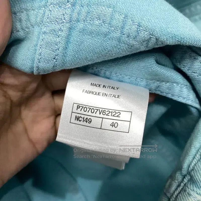 Chanel Chanel Blue Cotton Women's Jacket . Size XXS / US 00 / IT 34 - 8 Thumbnail