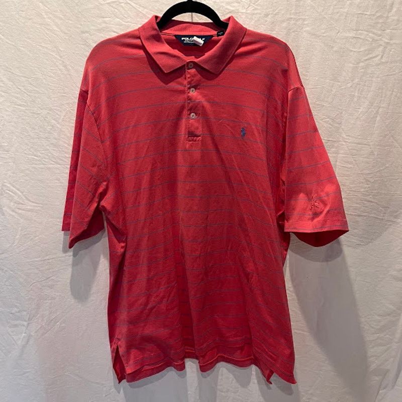 Ralph Lauren Polo Golf Ralph Lauren Shirt Watermelon Blue Stripe Mens XL Size US XL / EU 56 / 4 - 1 Thumbnail