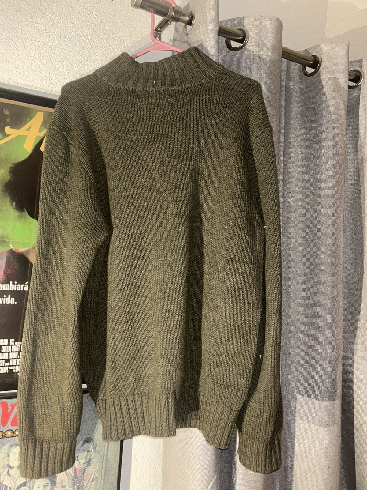 Polo Ralph Lauren × Vintage dark green polo knit quarter zip Size US XL / EU 56 / 4 - 4 Thumbnail