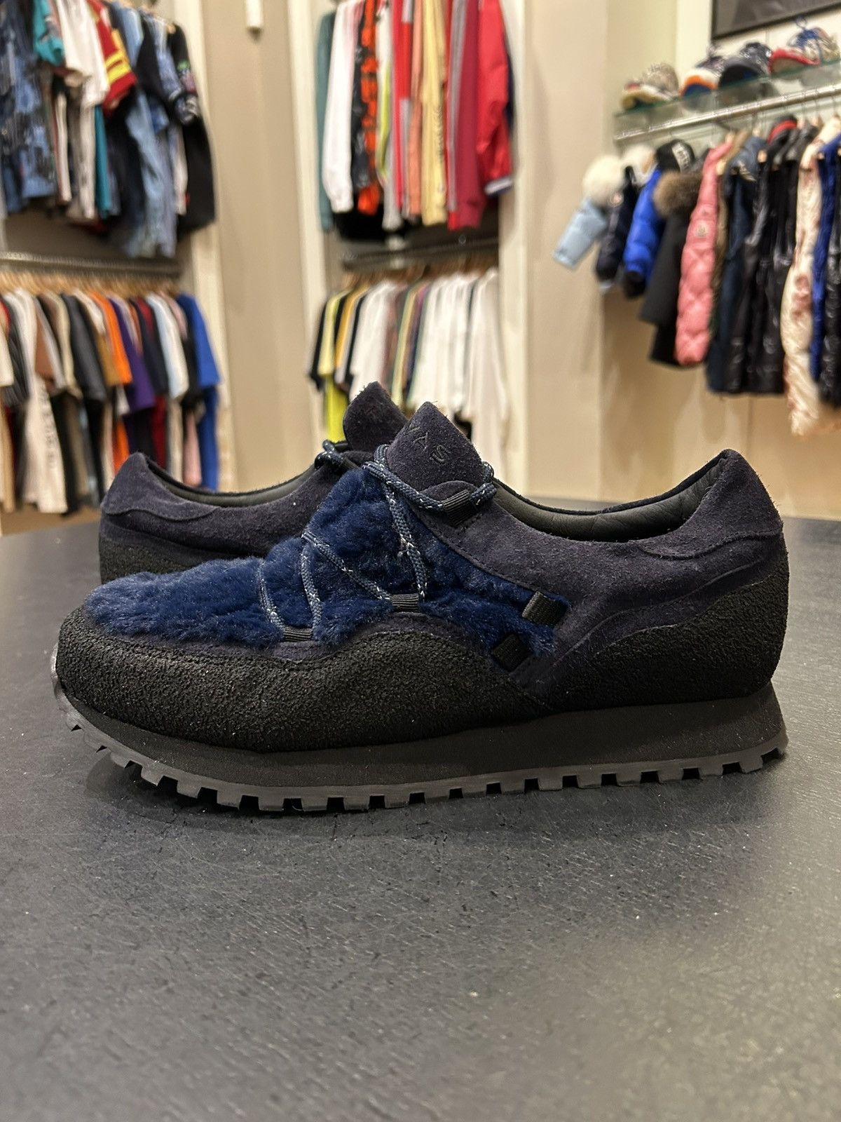 Engineered Garments Engineered Garments X Tarvas Forest Bather Navy Size US 10.5 / EU 43-44 - 1 Thumbnail
