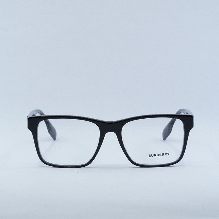 Burberry Burberry BE2393D 3001 Eyeglasses Black 55mm Rectangle Frame Size ONE SIZE - 5 Thumbnail
