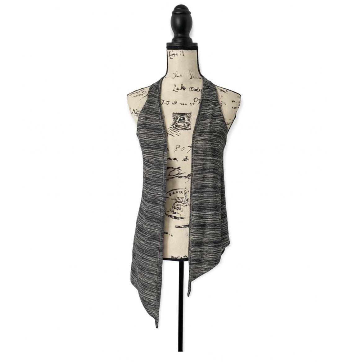 Other Ultra Flirt Women’s Vintage Y2K Gray Open Front Sleeveless V Size S / US 4 / IT 40 - 1 Thumbnail