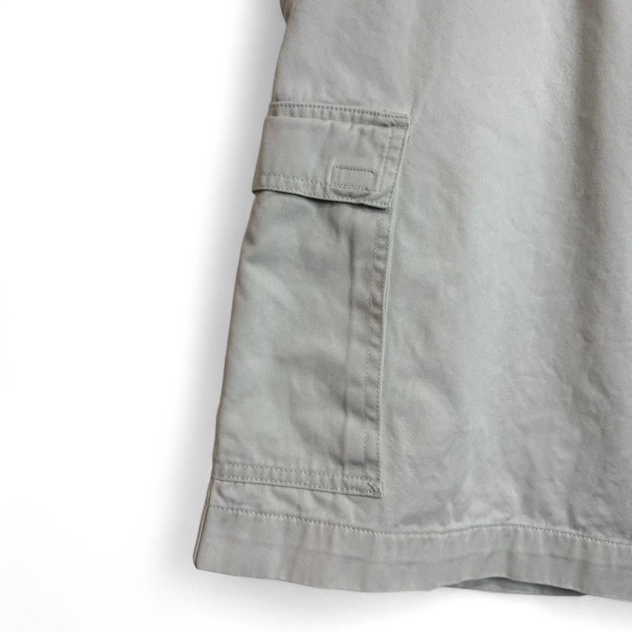 Haggar × Vintage Vintage Y2K White Baggy Cargo Shorts Size US 37 - 2 Thumbnail