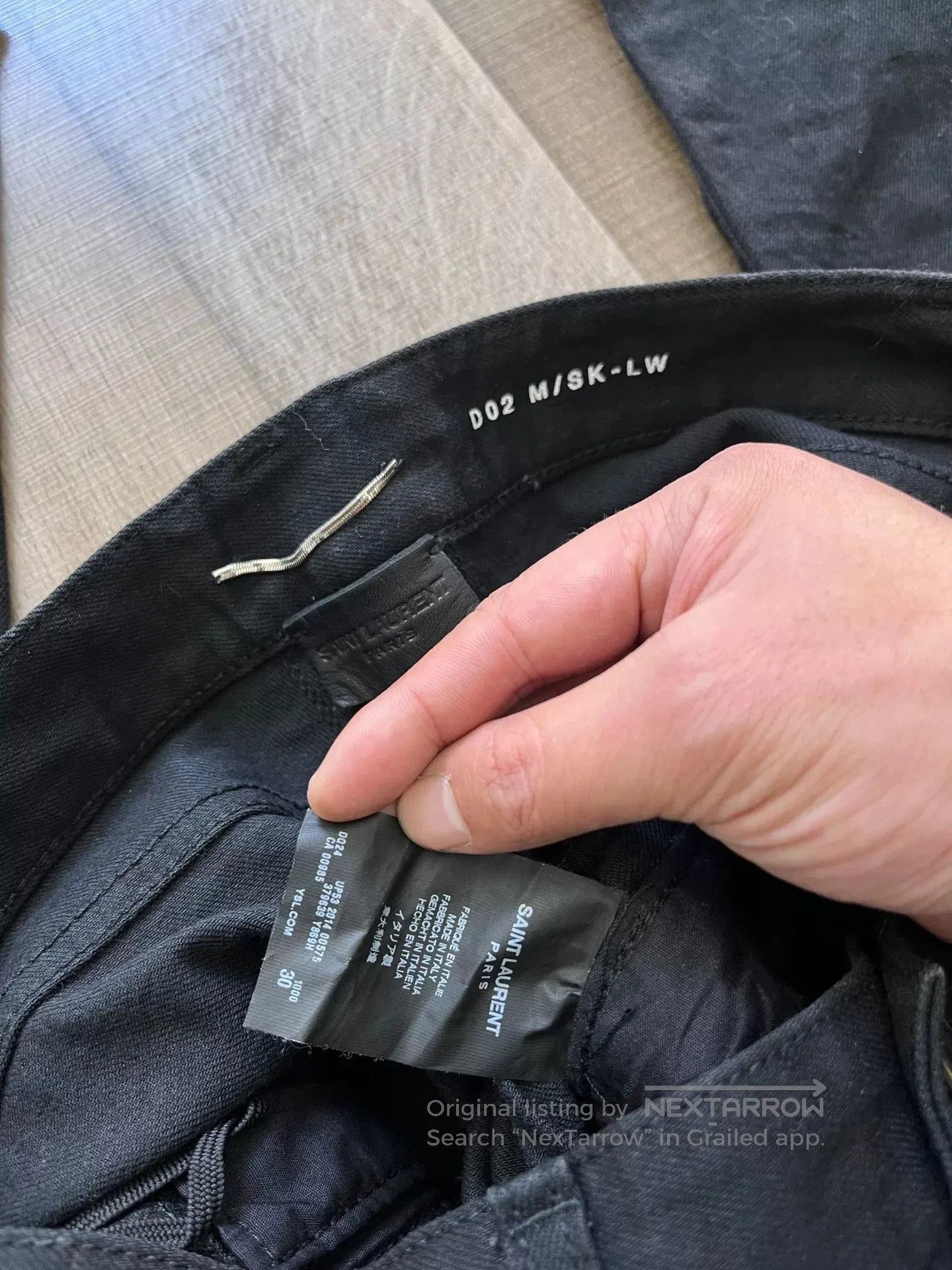 Saint Laurent Paris Saint Laurent Western Silver Concho Denim Pants. Size US 30 / EU 46 - 5 Thumbnail
