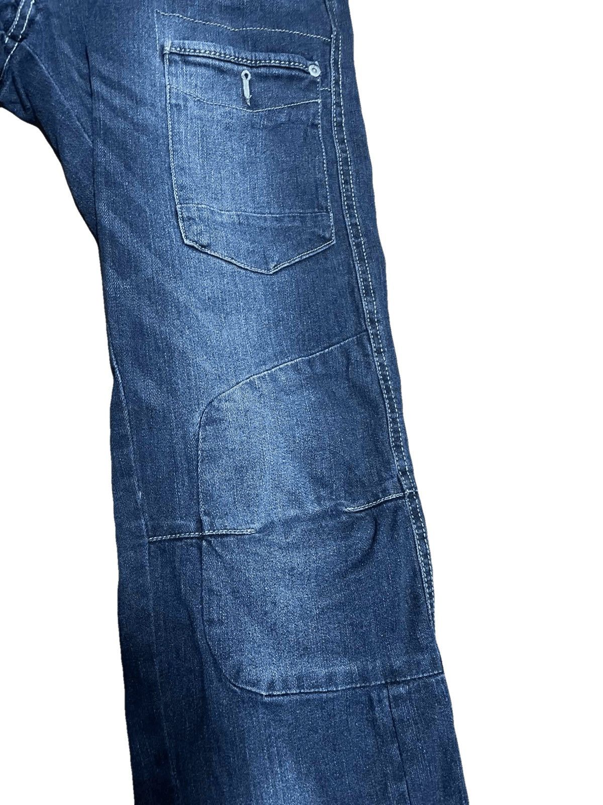 Le Grande Bleu (L.G.B.) 2000s Japanese archive cargo pocket jeans Size US 30 / EU 46 - 4 Thumbnail