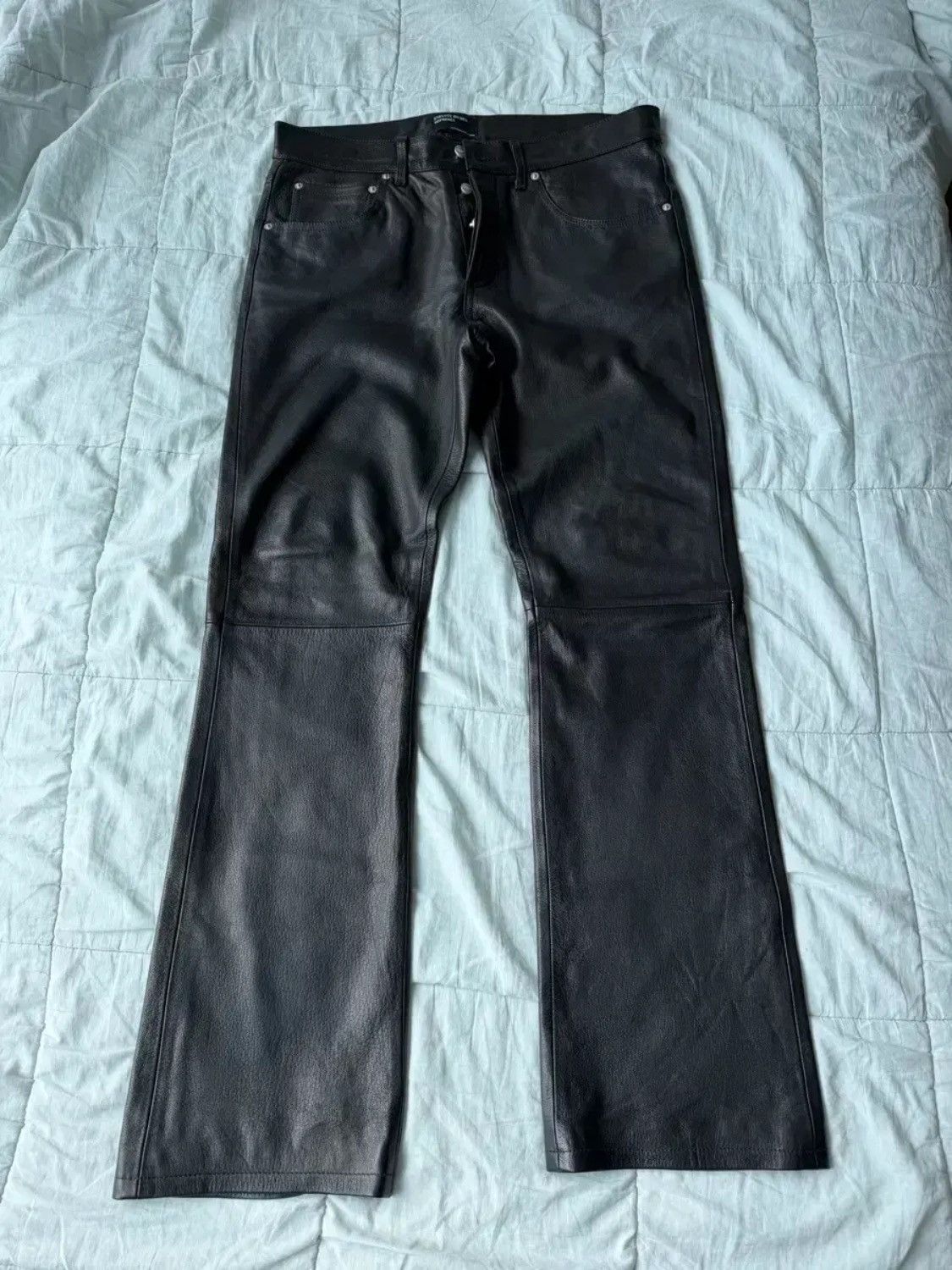 Enfants Riches Deprimes Enfant Riches Deprimes Leather Flare Jeans Size US 36 / EU 52 - 1 Thumbnail