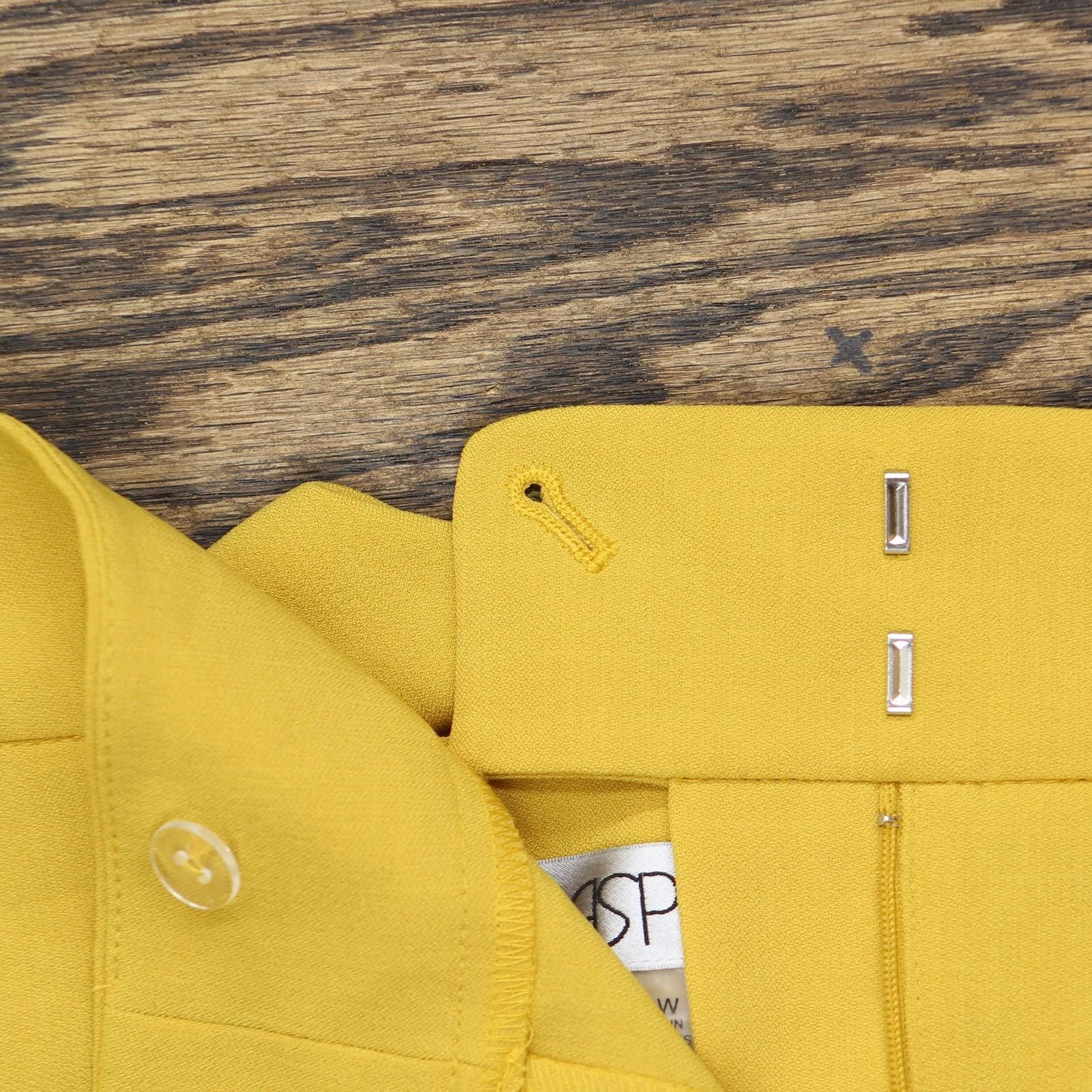 Other Nwt Kasper Fly Slim Pants 10902147 Butterscotch Yellow 20w Size 42" / US 20 - 7 Thumbnail
