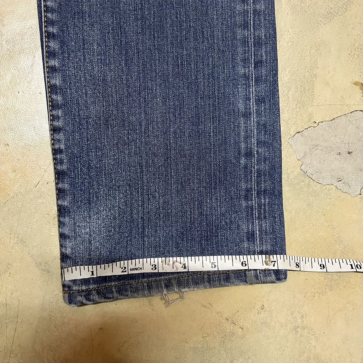 Japanese Brand Vintage Bobson Distressed Blue Denim Jeans Size US 34 / EU 50 - 13 Thumbnail