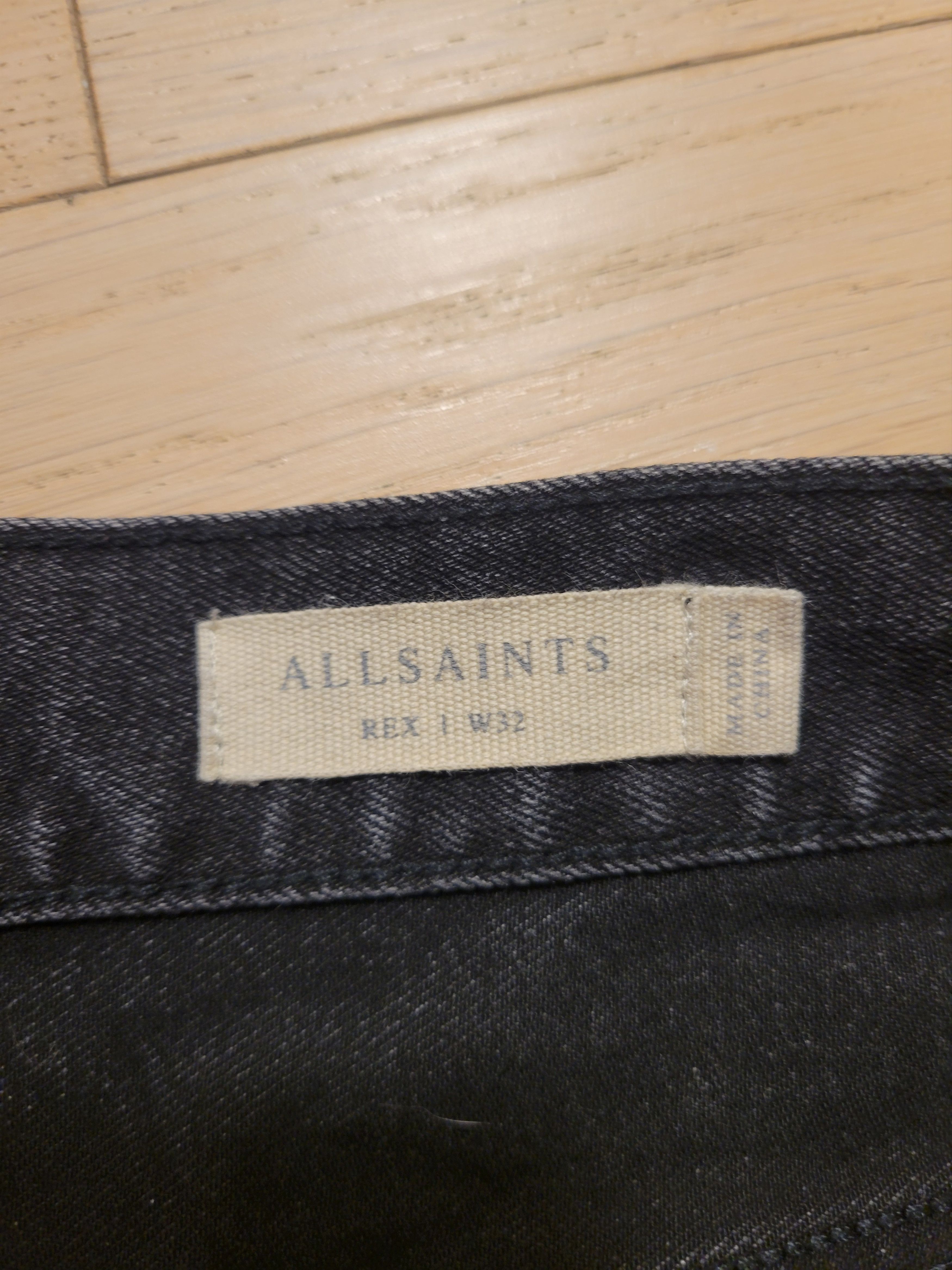 Allsaints Rex Slim Fit Jeans Size US 32 / EU 48 - 3 Thumbnail