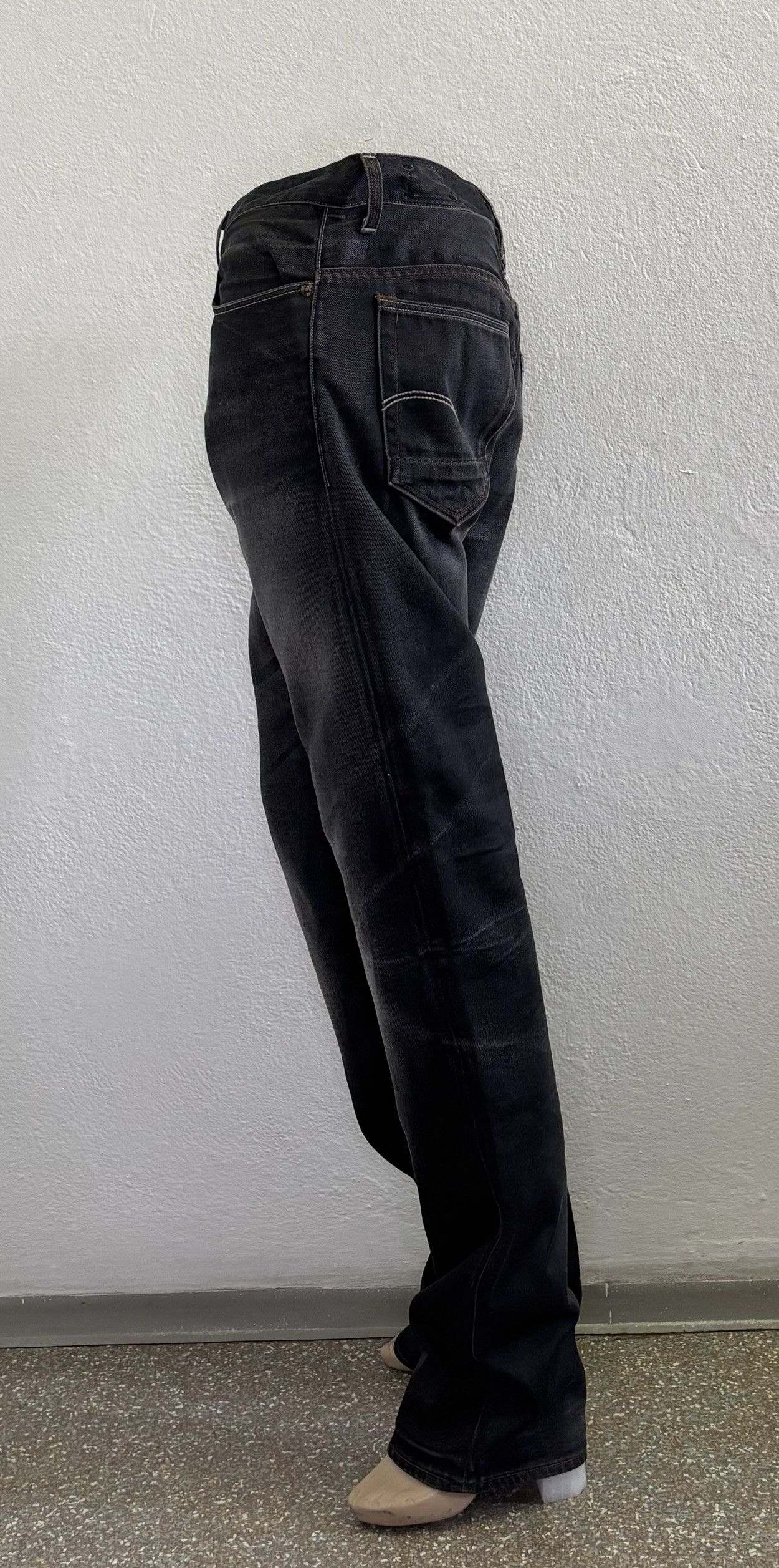 G-Star G-Star Raw 3301 slim fit black jeans size 32-34 Size US 32 / EU 48 - 4 Thumbnail